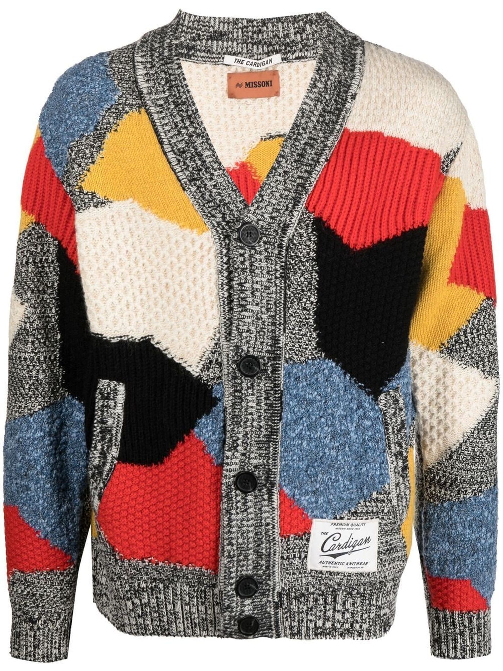 Missoni Multicolour Wool Blend Cardigan