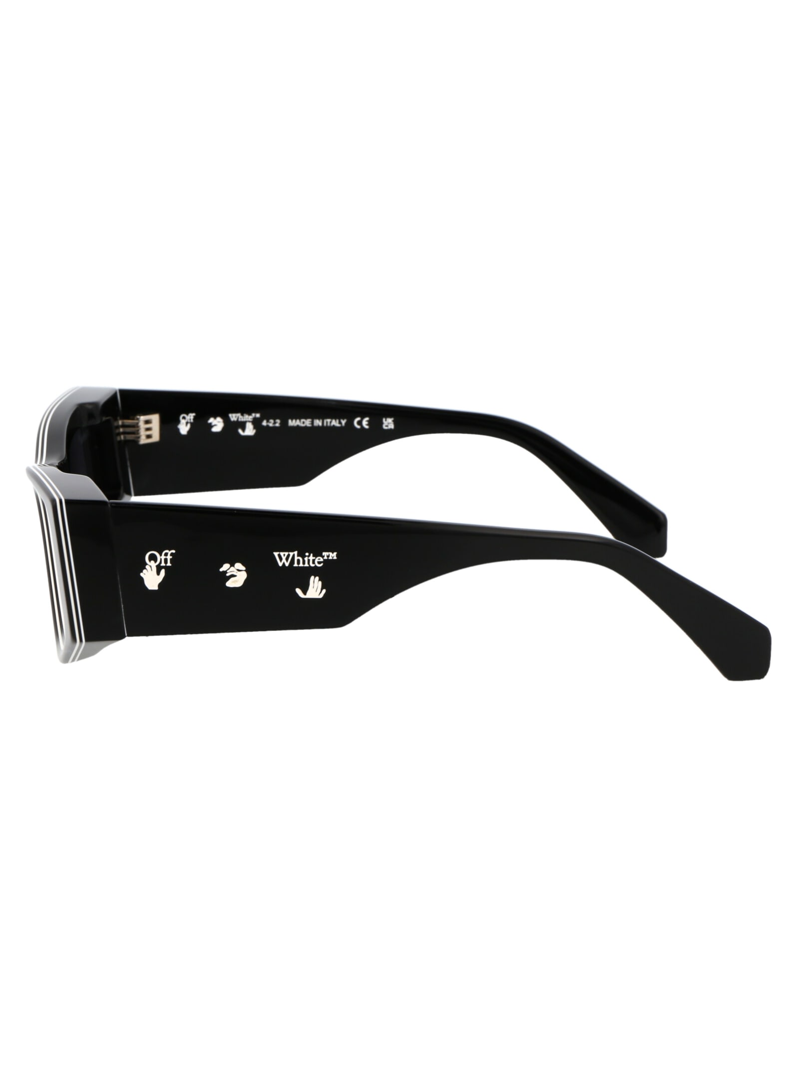 Shop Off-white Andy Sunglasses In 1007 Black