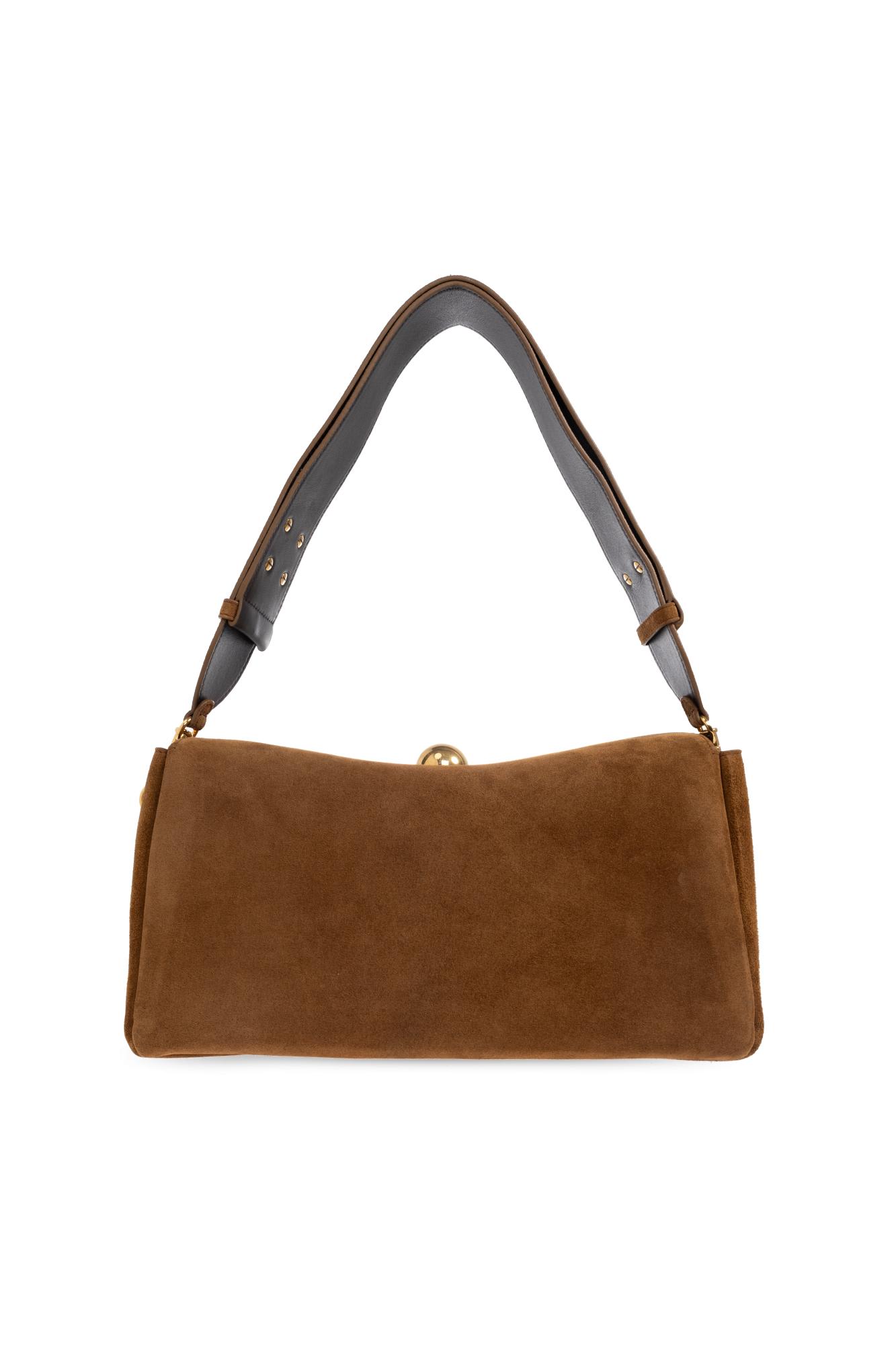 Ami Alexandre Mattiussi Ami Paris Women Rettangolare Borsa A Spalla In Brown