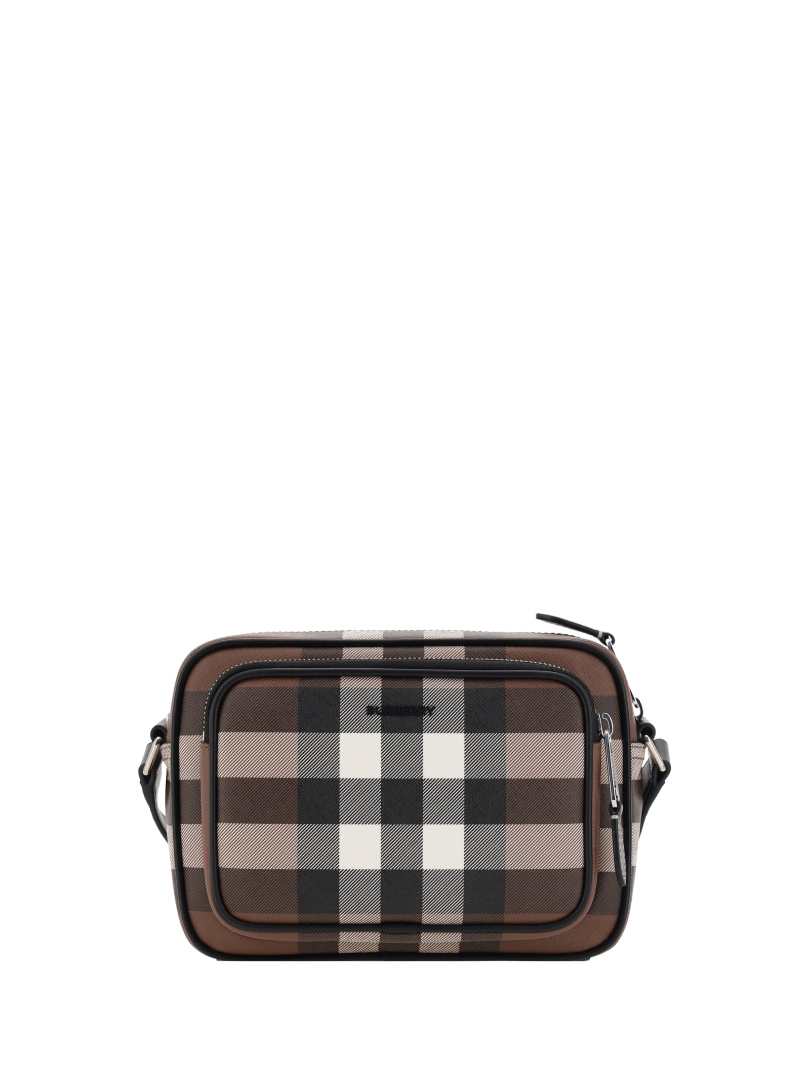 Shop Burberry Paddy Crossbody Bag In Brown