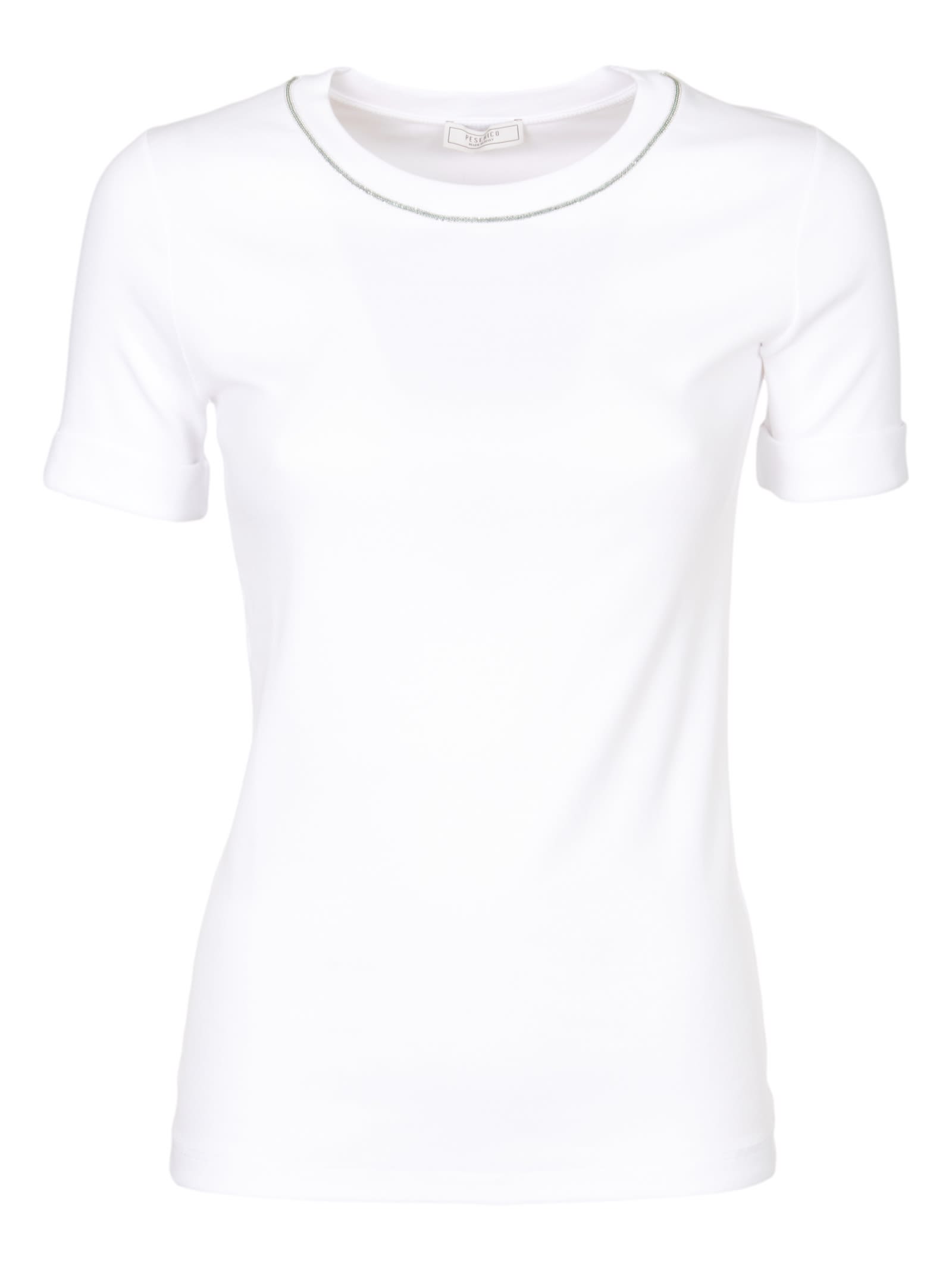 Shop Peserico T-shirt In White
