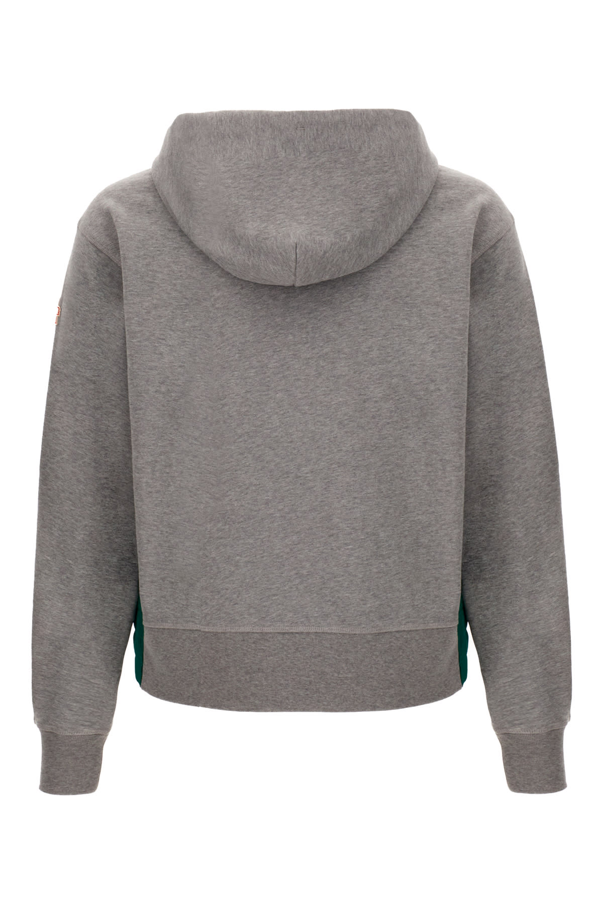 Shop Moncler Melange Grey Cotton Sweatshirt In 983