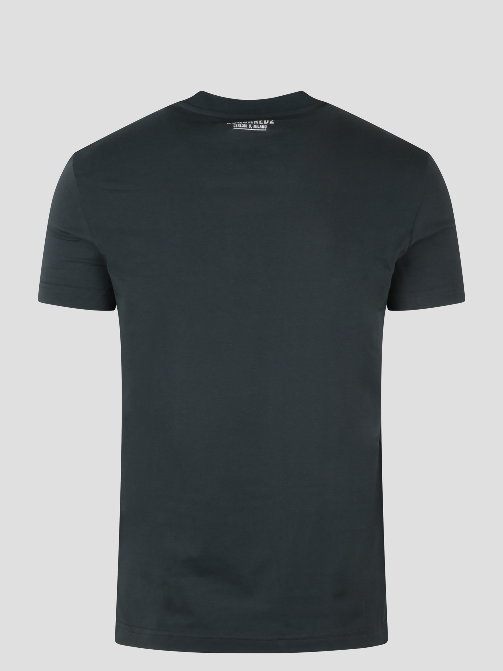 Shop Dsquared2 Technicolor Round Neck T-shirt In Green