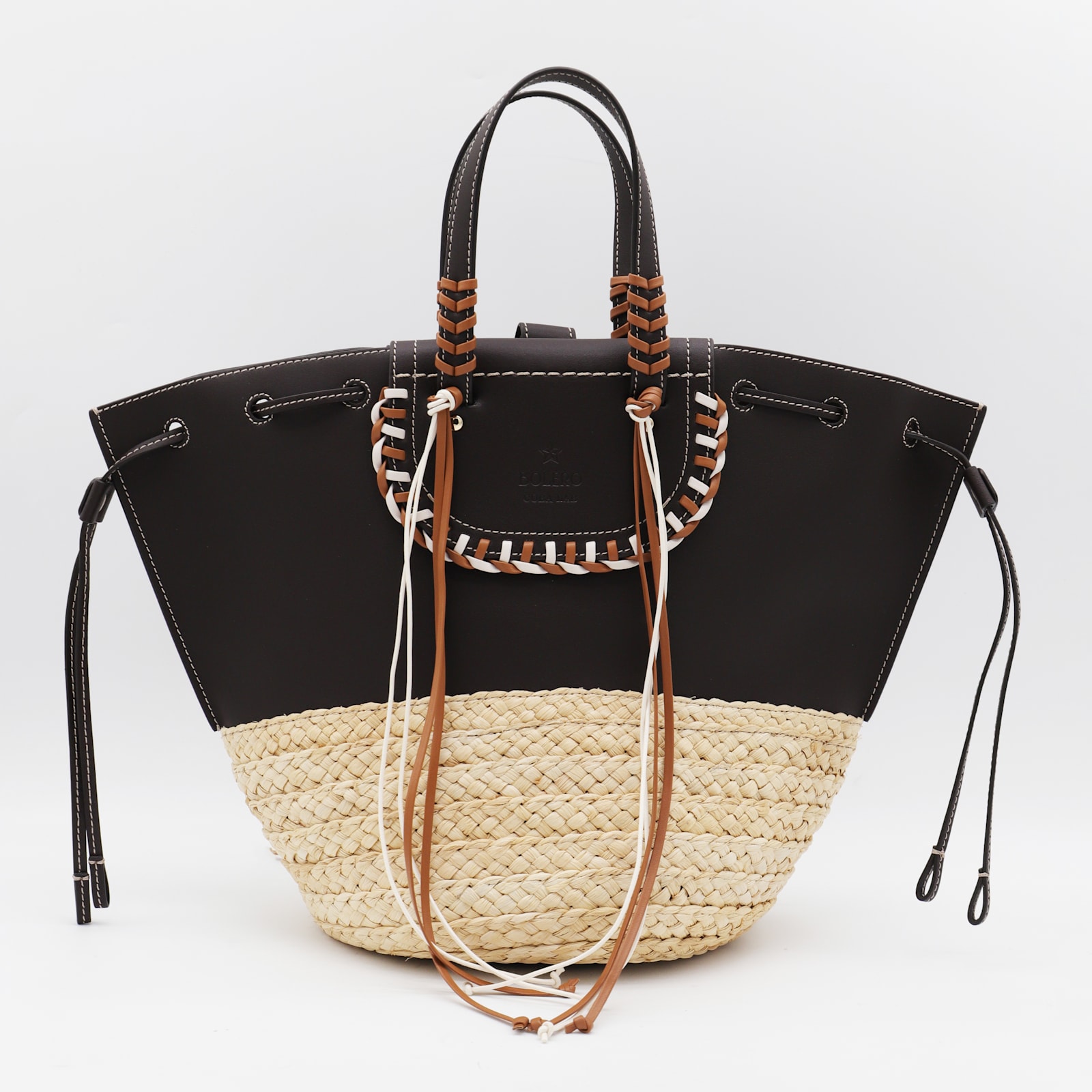 Black Leather Bolero Totes