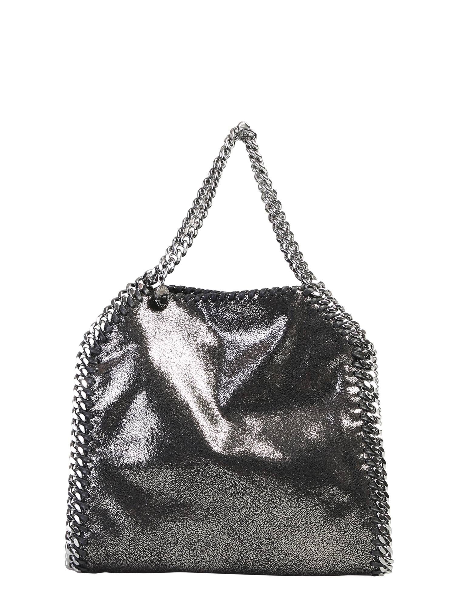 Stella Mccartney Falabella Mini Tote Bag In Metallic