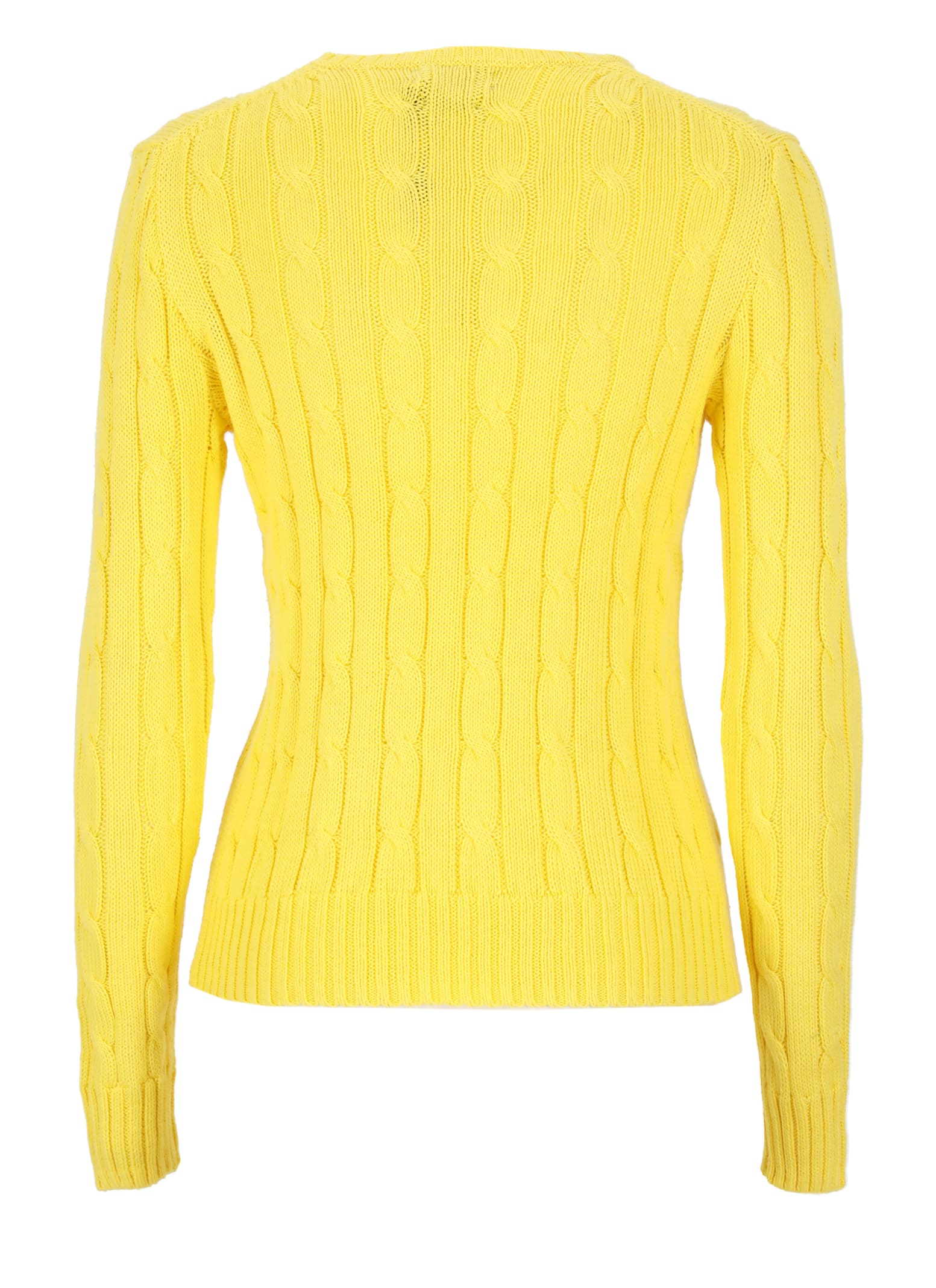 Shop Ralph Lauren Sweater With Pony In Yellow