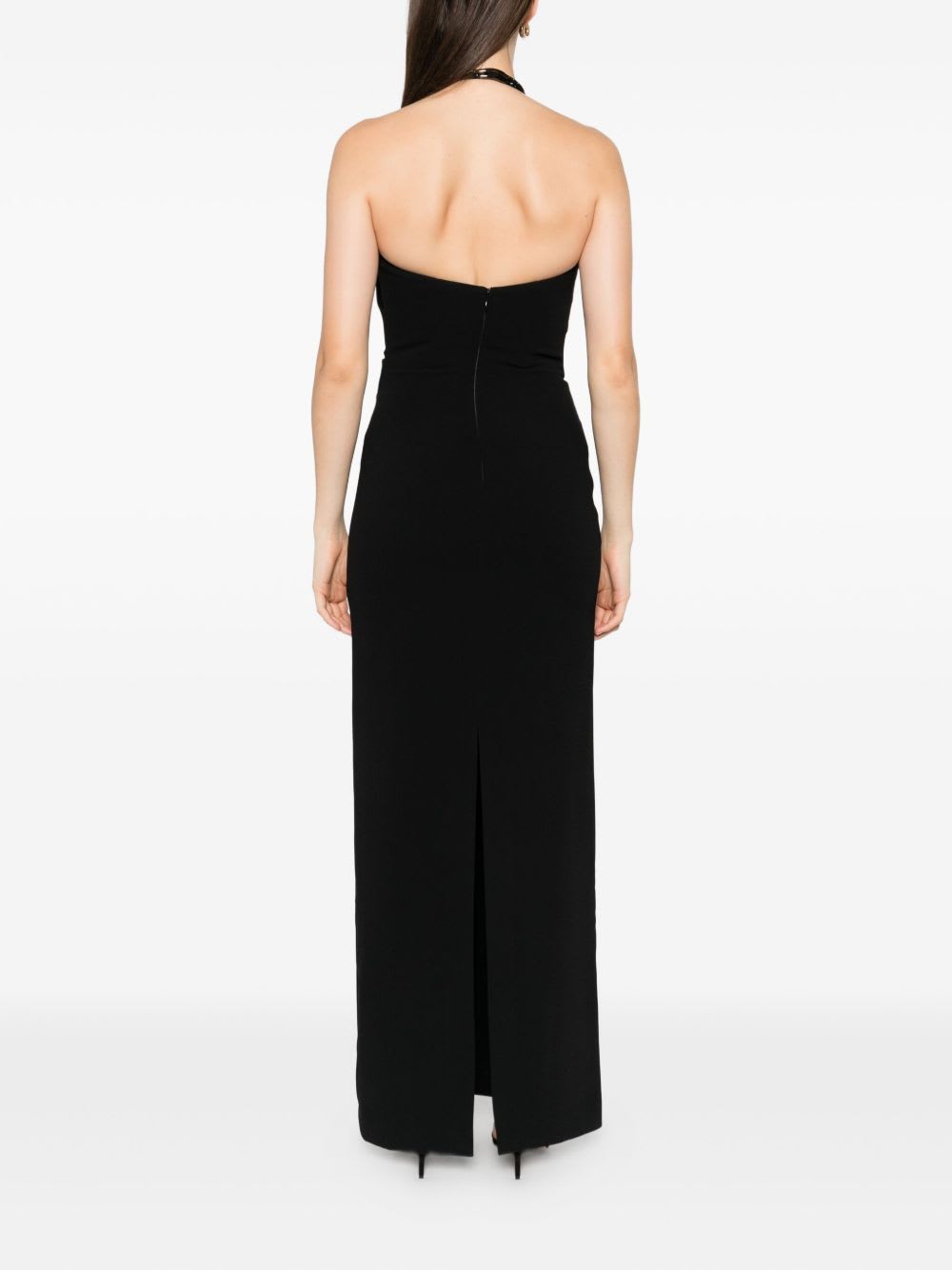 Solace London Riva Maxi Dress In Black