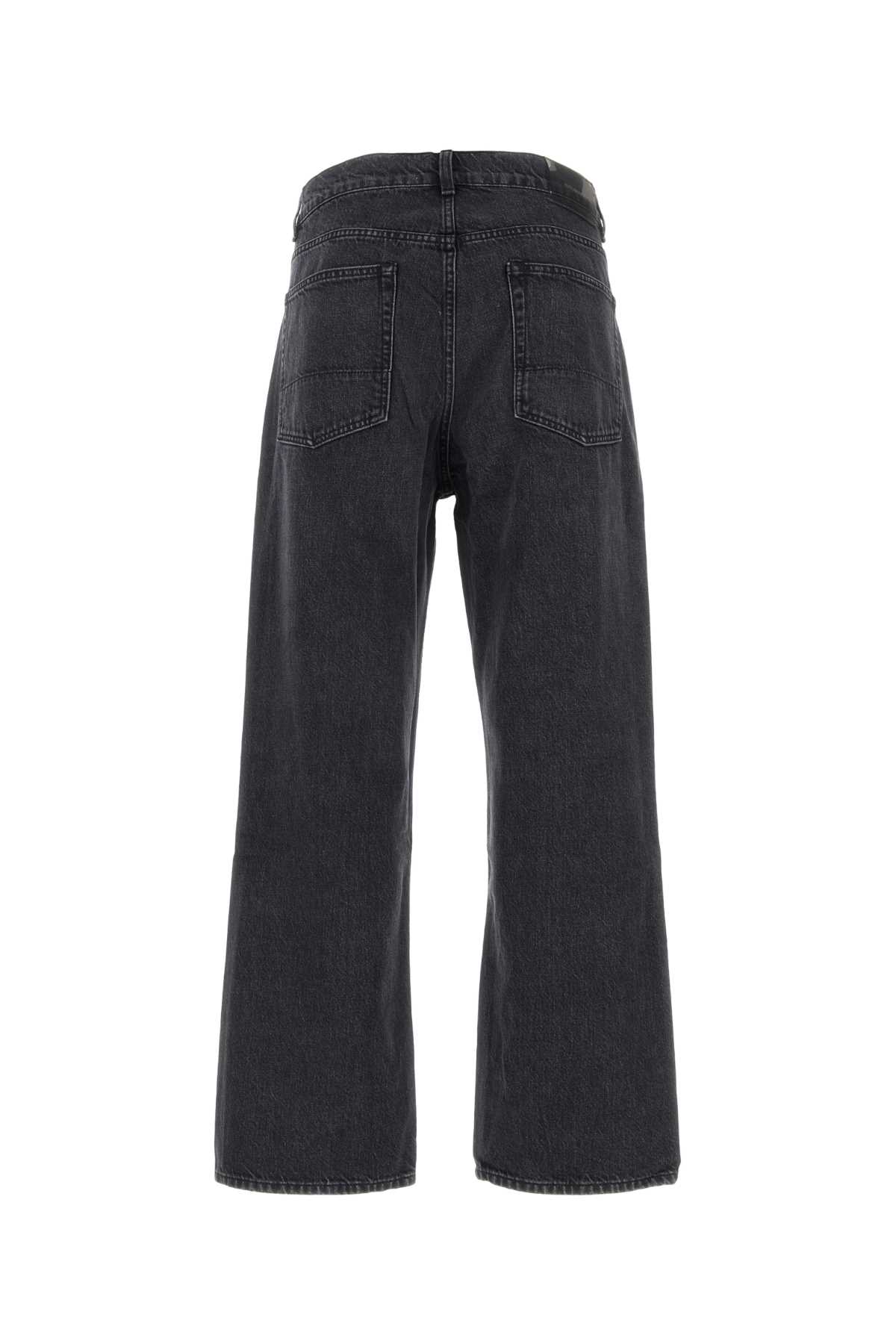 Our Legacy Straight Leg Five-pocket Trousers With Belt Loops In Black