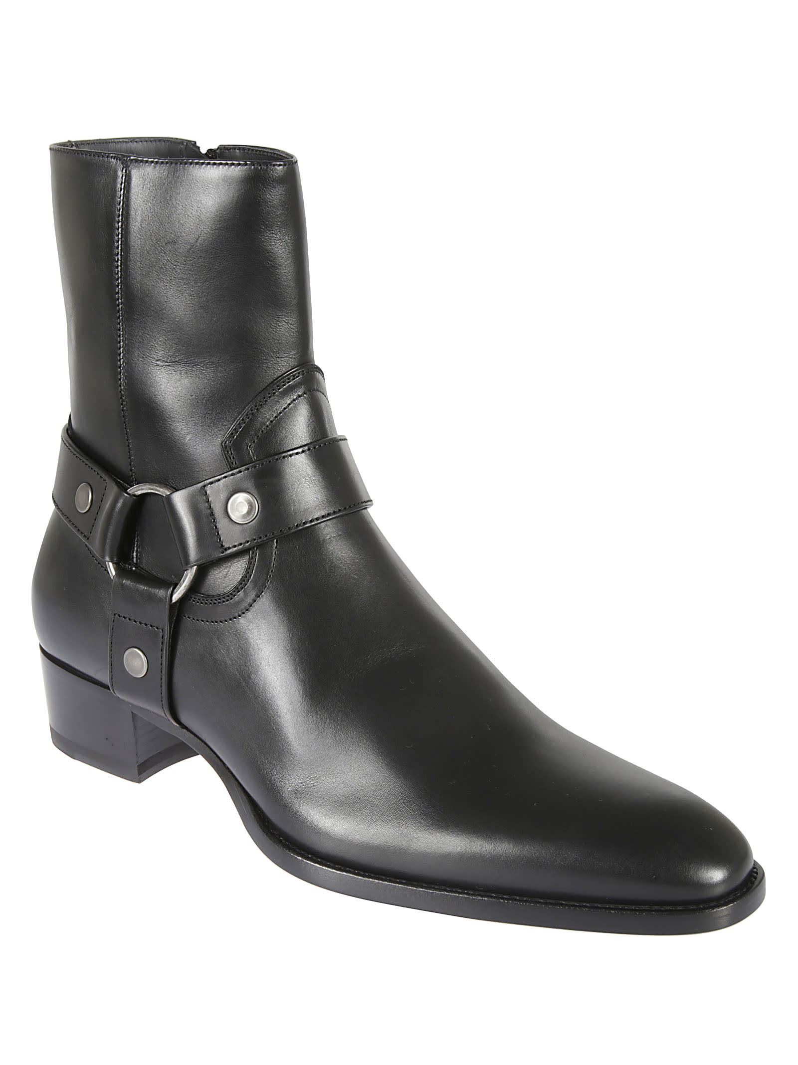 harness boots saint laurent