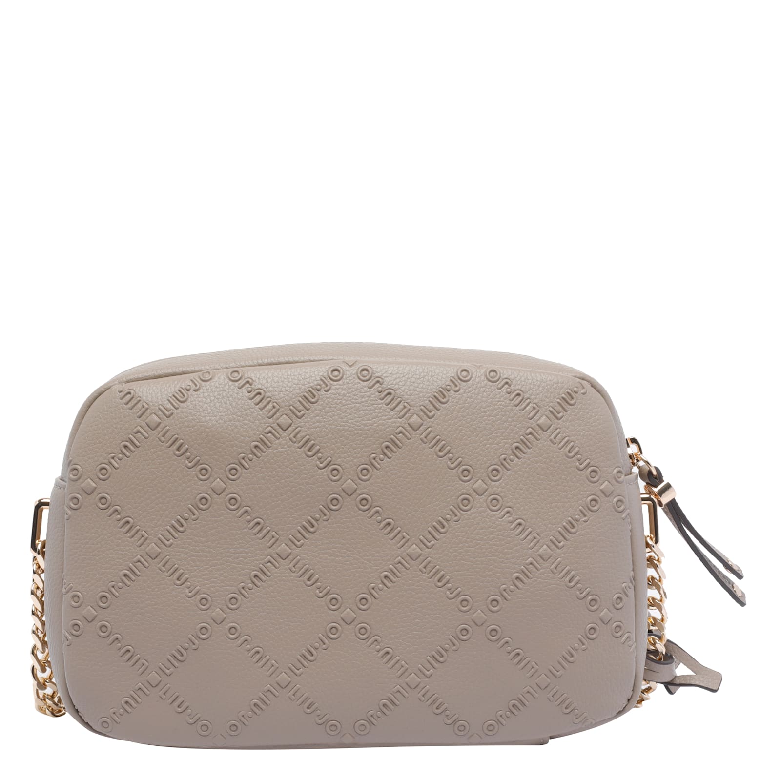 Liu •jo Logo Shoulder Bag In Sand