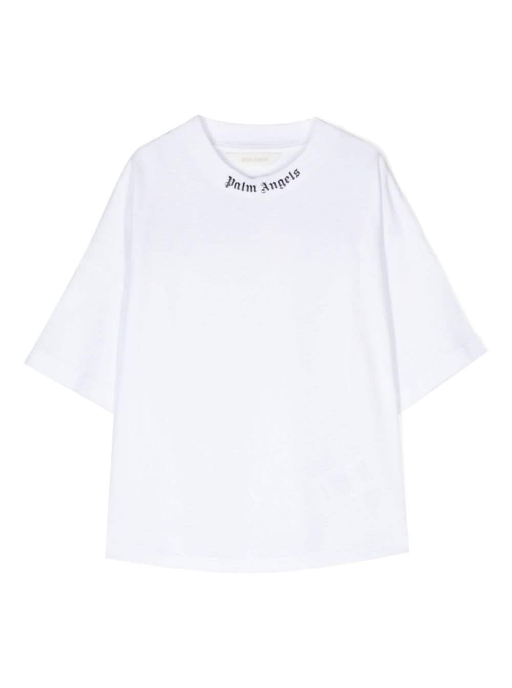Palm Angels Classic Overlogo T-shirt S/s White Black