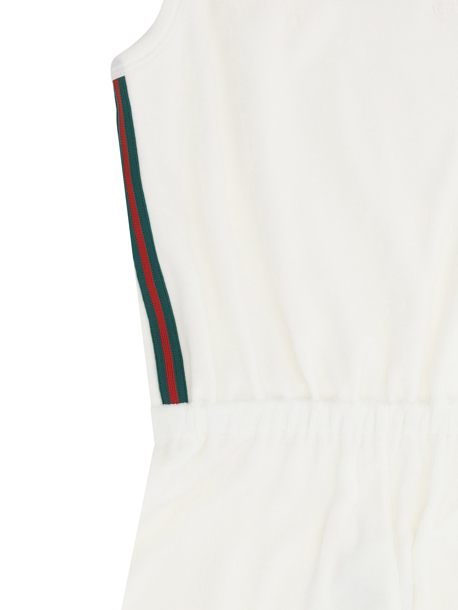 Gucci Terrycloth Overall In White/mix
