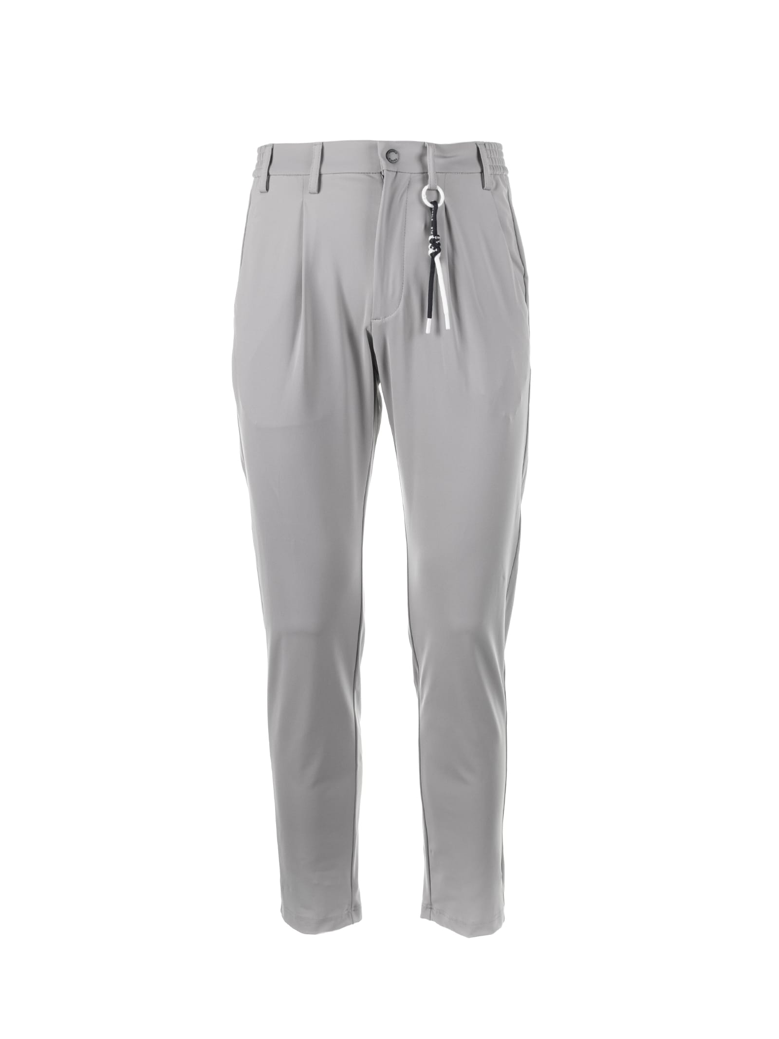 Gray Trousers With Elastic