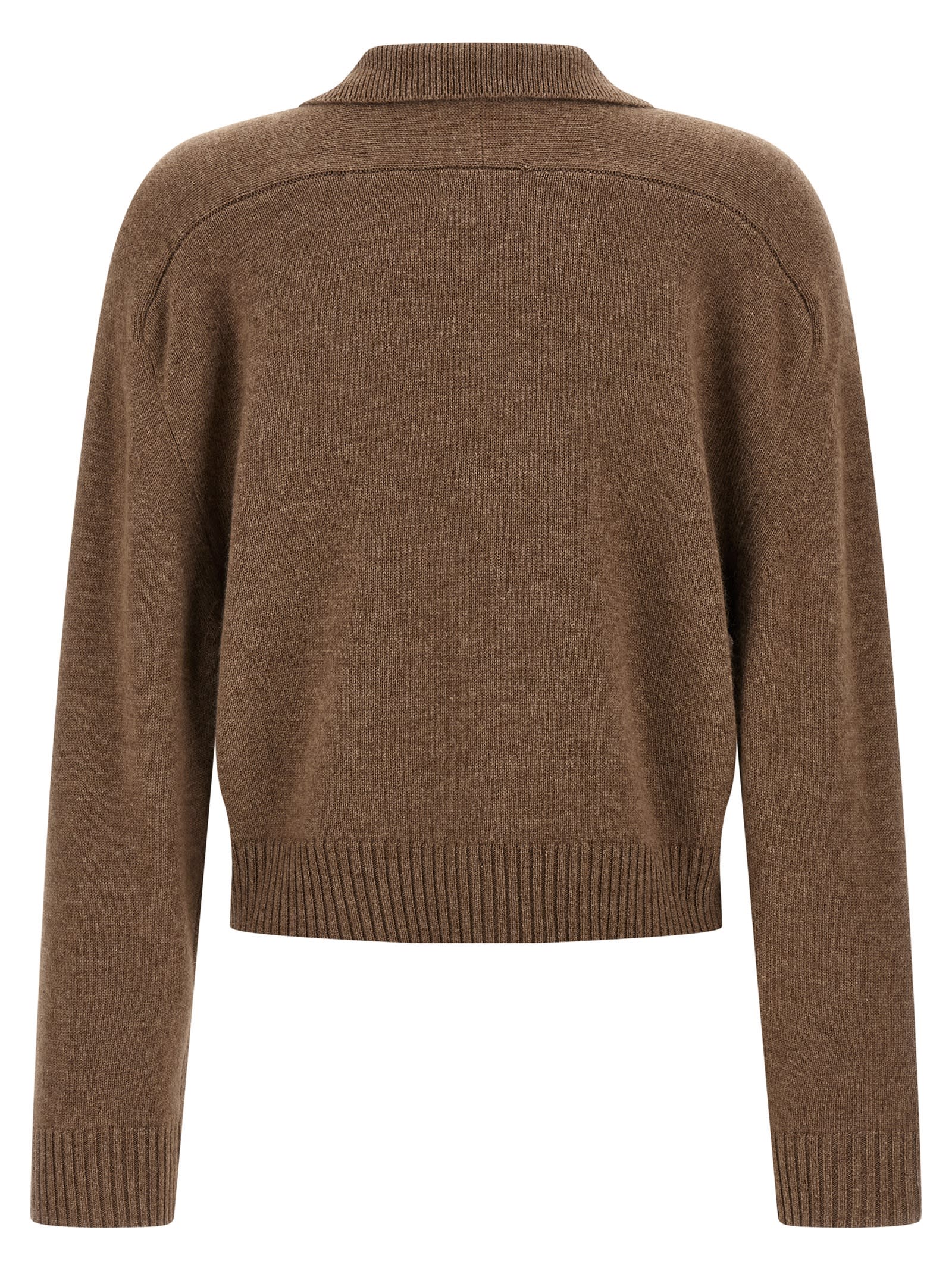 Loulou Studio Homere Sweater In Brown