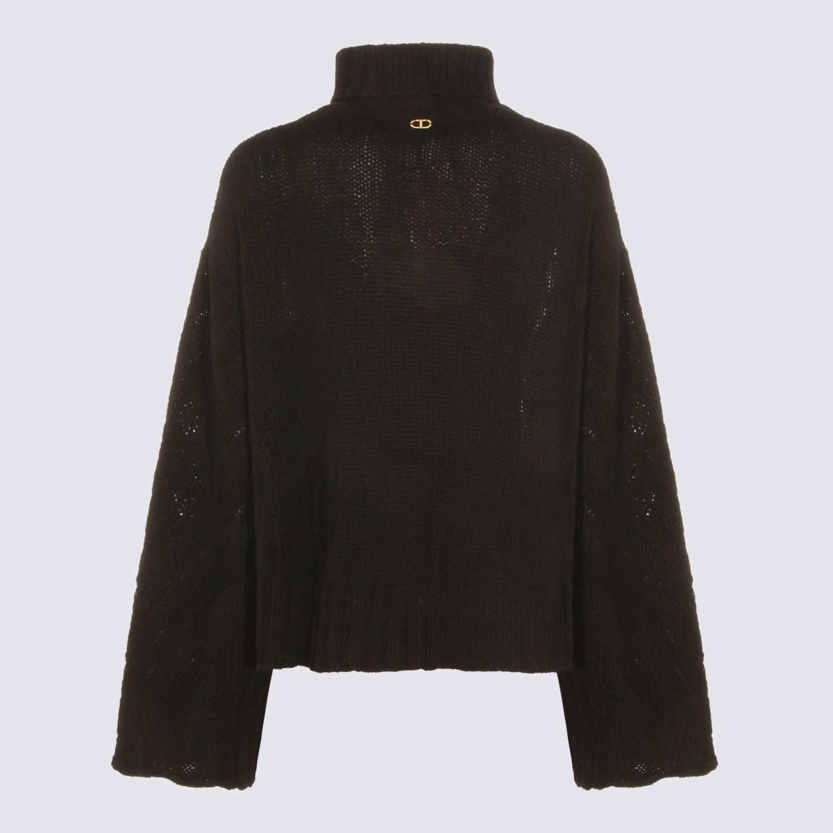 Twinset Sweaters Blacks And Greys In Black