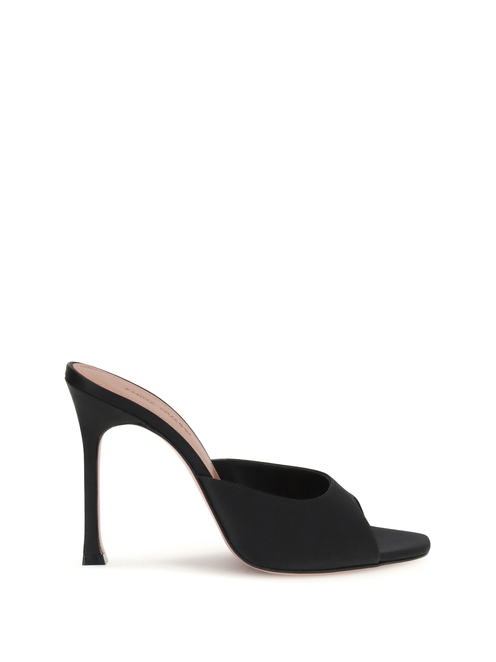 Amina Muaddi Alexa Sandals In Black