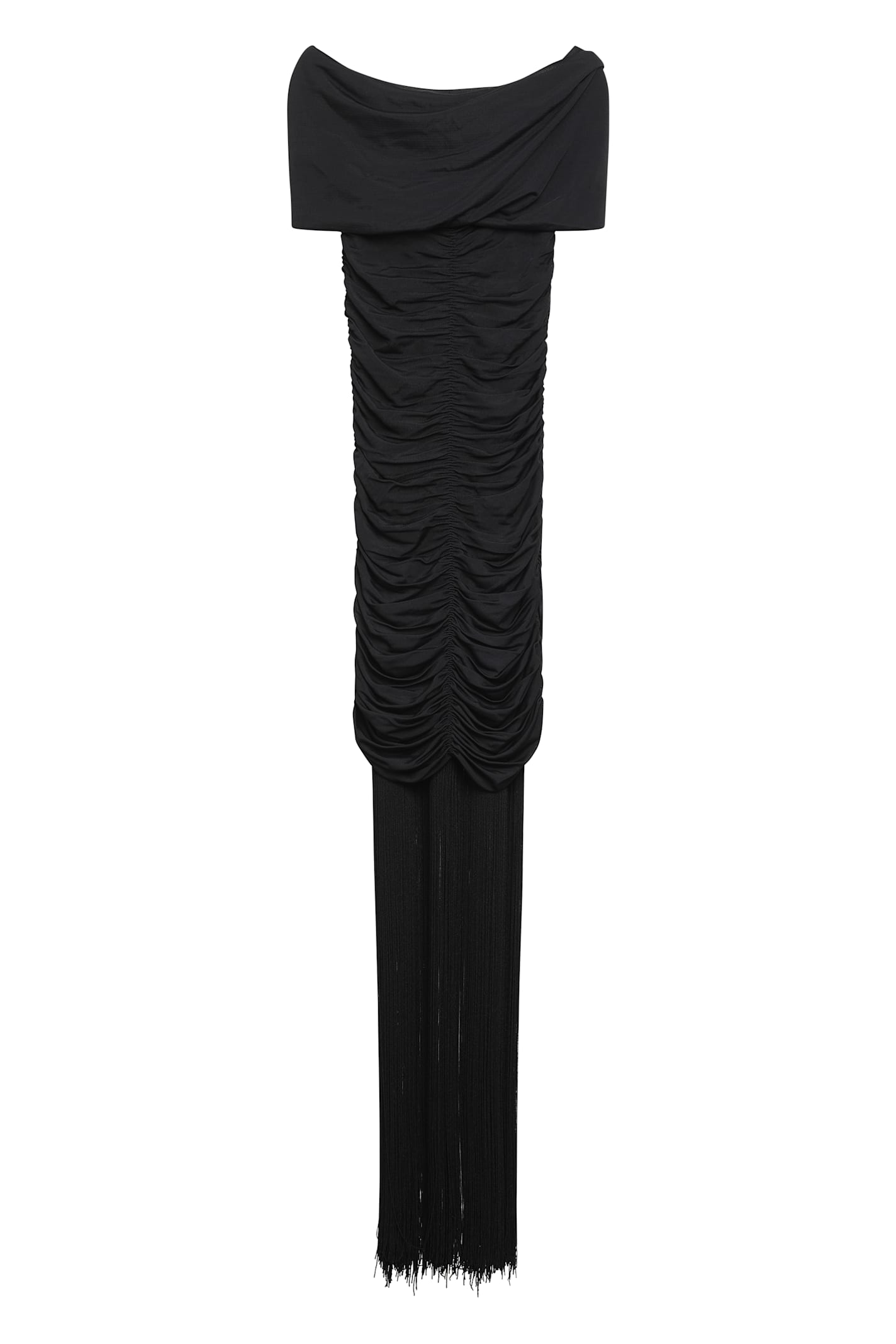 Khaite Draped Midi Dress