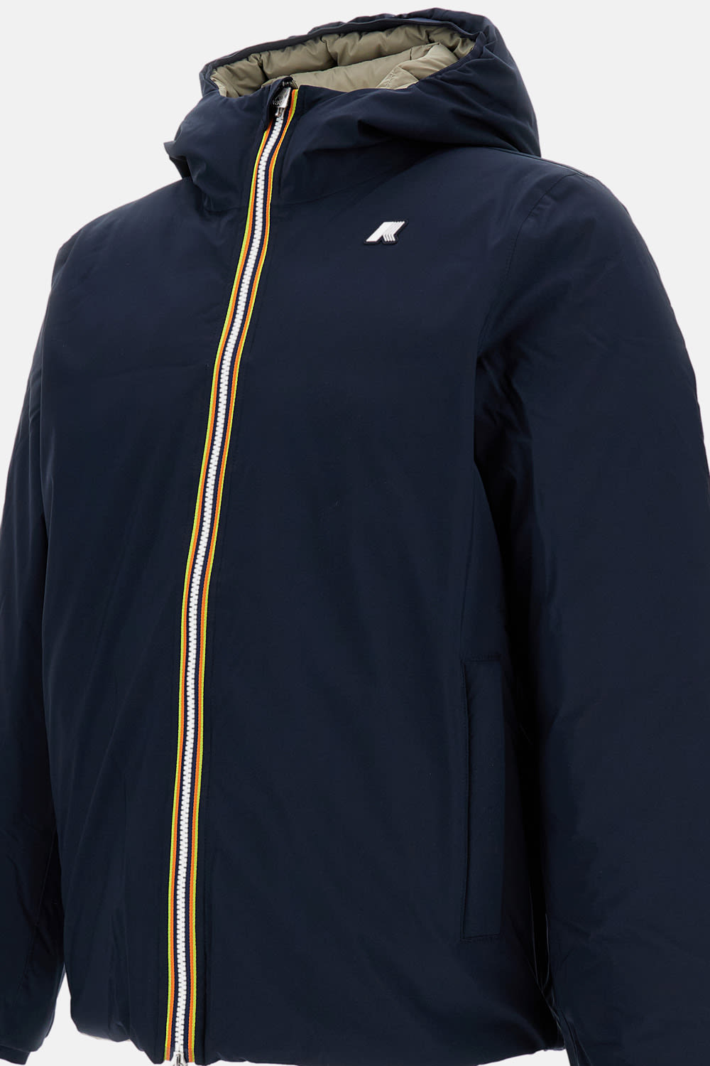 K-way Jack St Thermo Double Jacket In Blue