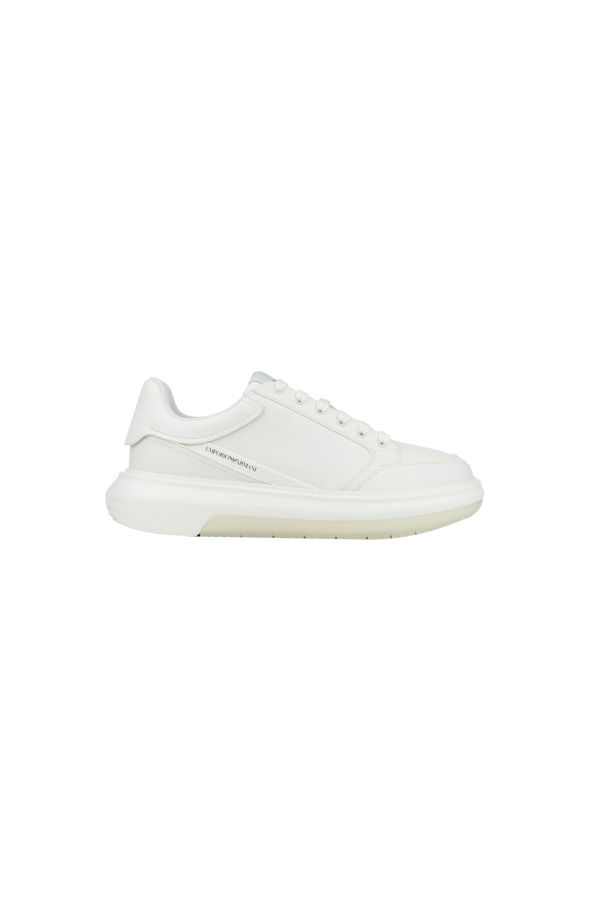 Shop Emporio Armani Sneakers In White