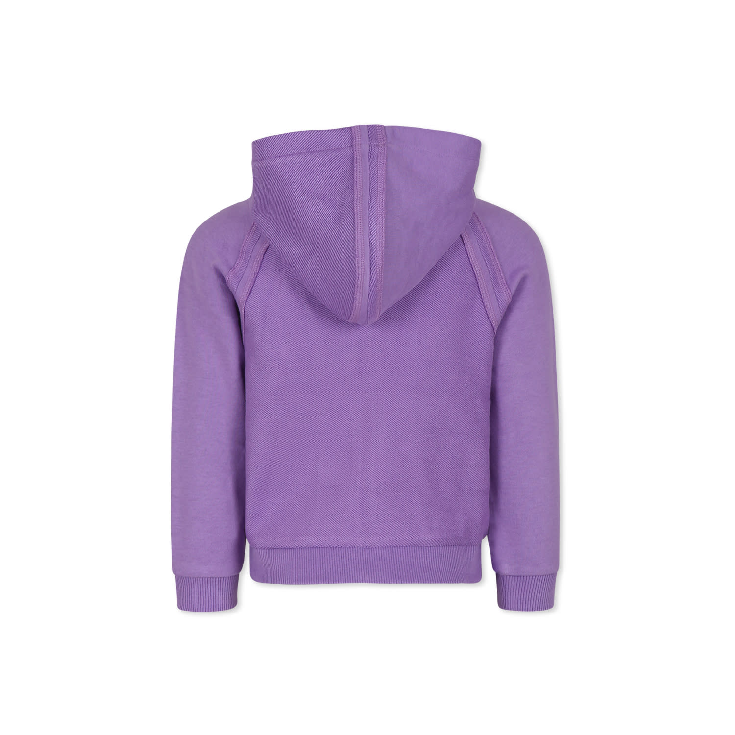 Marc Jacobs Logo Cotton-blend Hoodie In Violet
