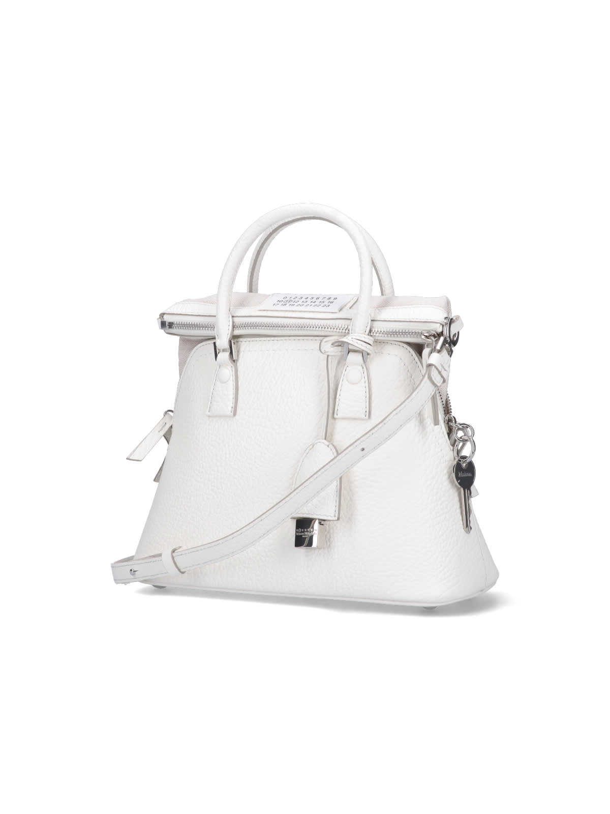 Shop Maison Margiela 5ac Shoulder Bag In White