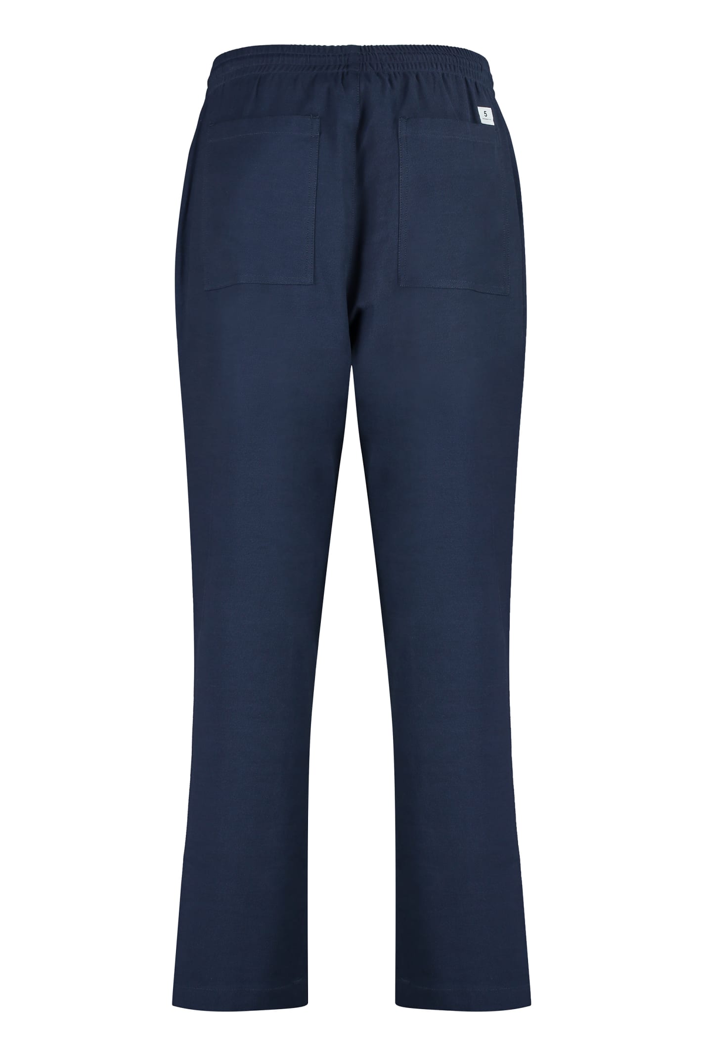 Shop Department Five Brewery Cotton Blend Trousers In Blue
