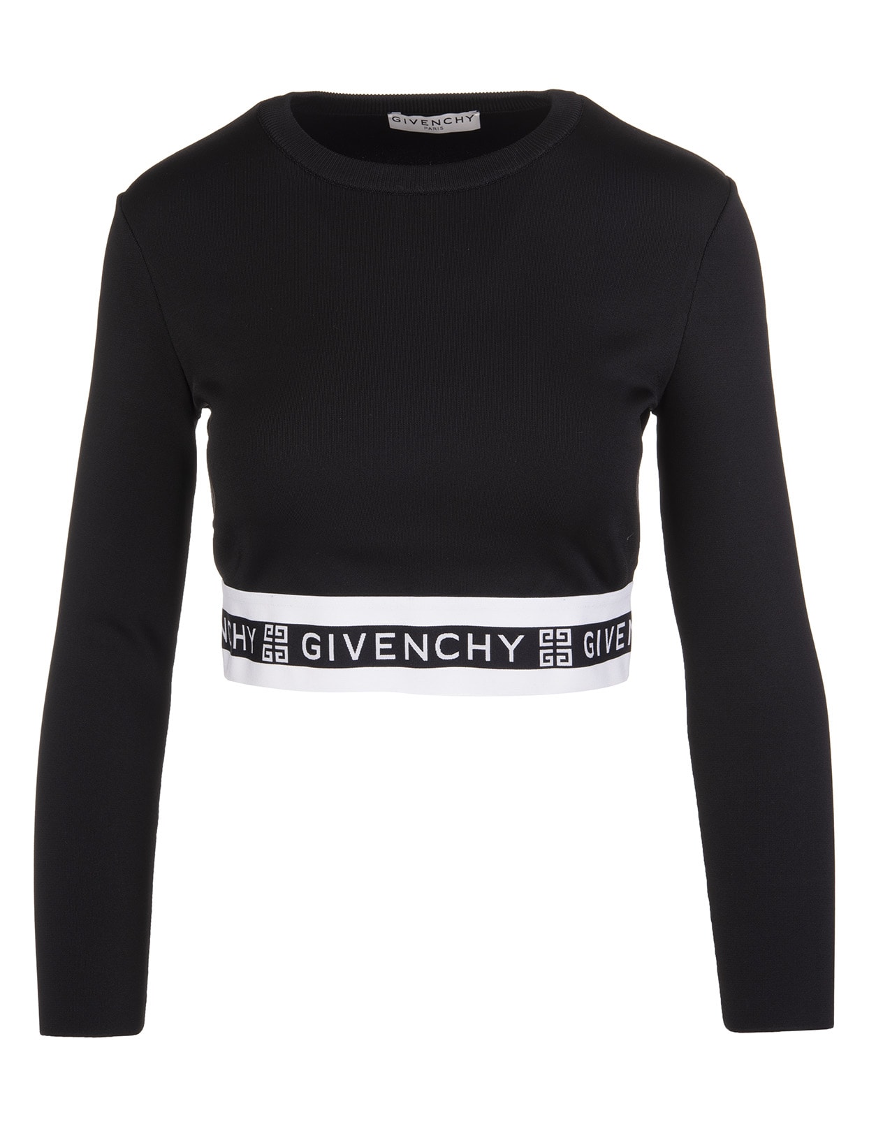 Givenchy Logo Band Cropped Top
