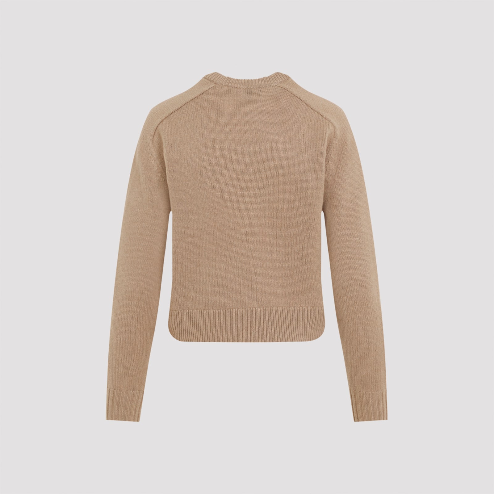 Shop Theory Cropped Pullover In R Royal Camel