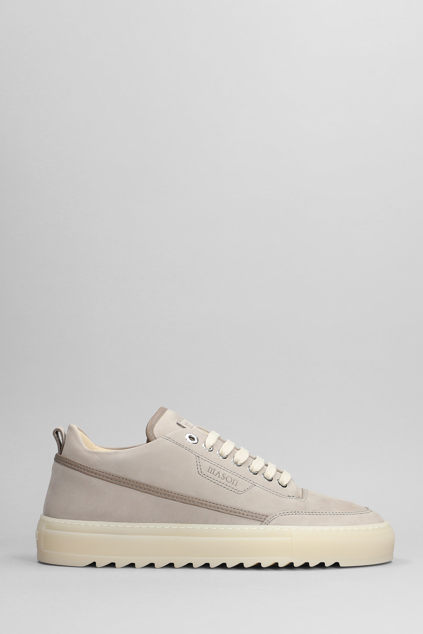Torino Sneakers In Taupe Leather