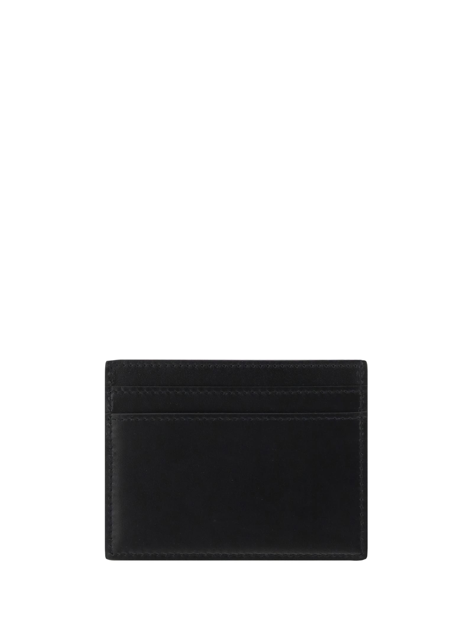 Shop Saint Laurent Card Holder In Nero