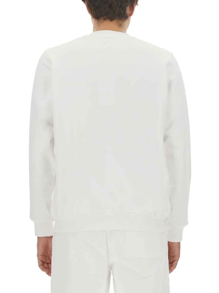 Shop Casablanca Sweatshirt With Logo In White