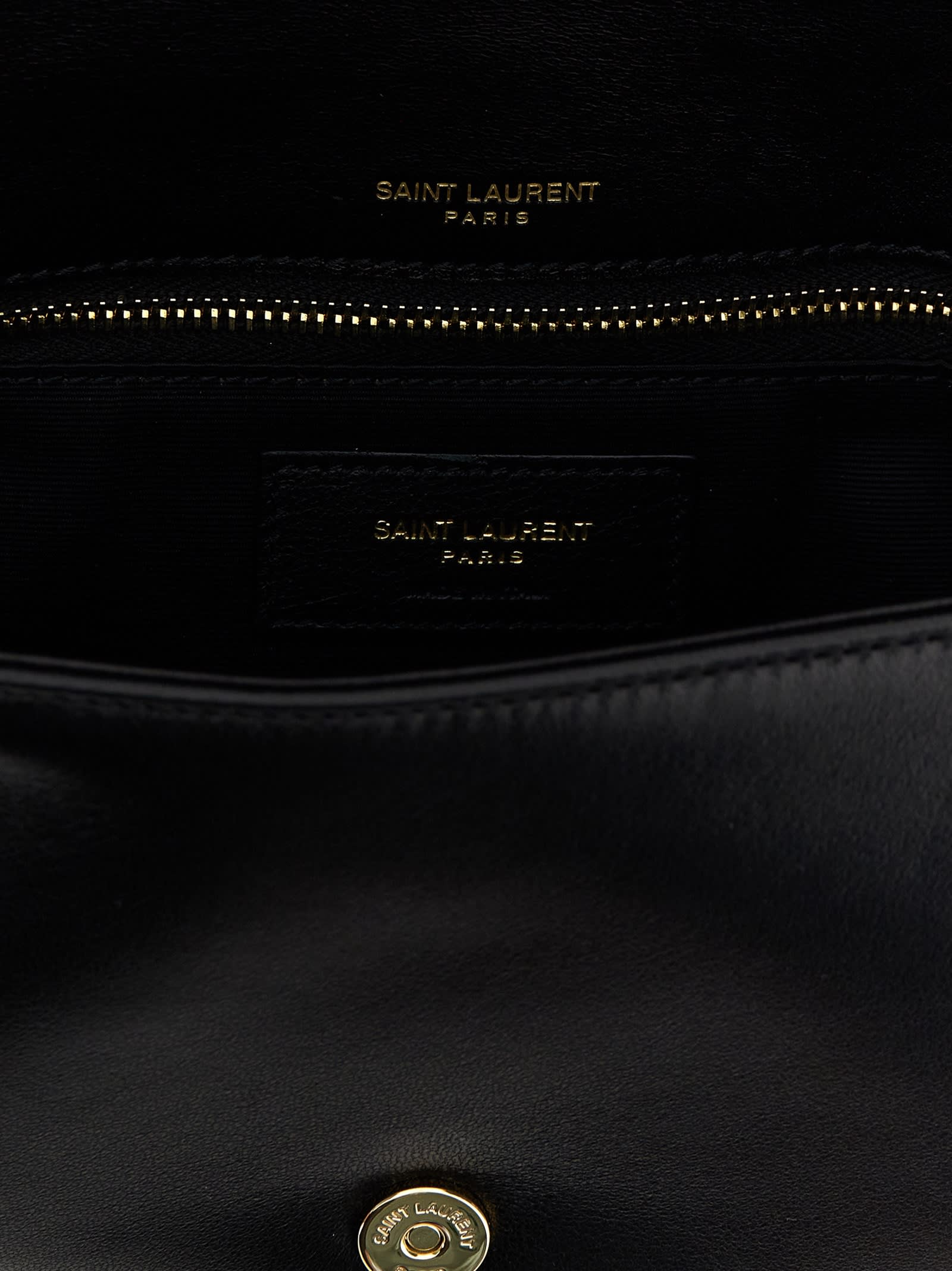 Saint Laurent Kate 99 Shoulder Bag In Black
