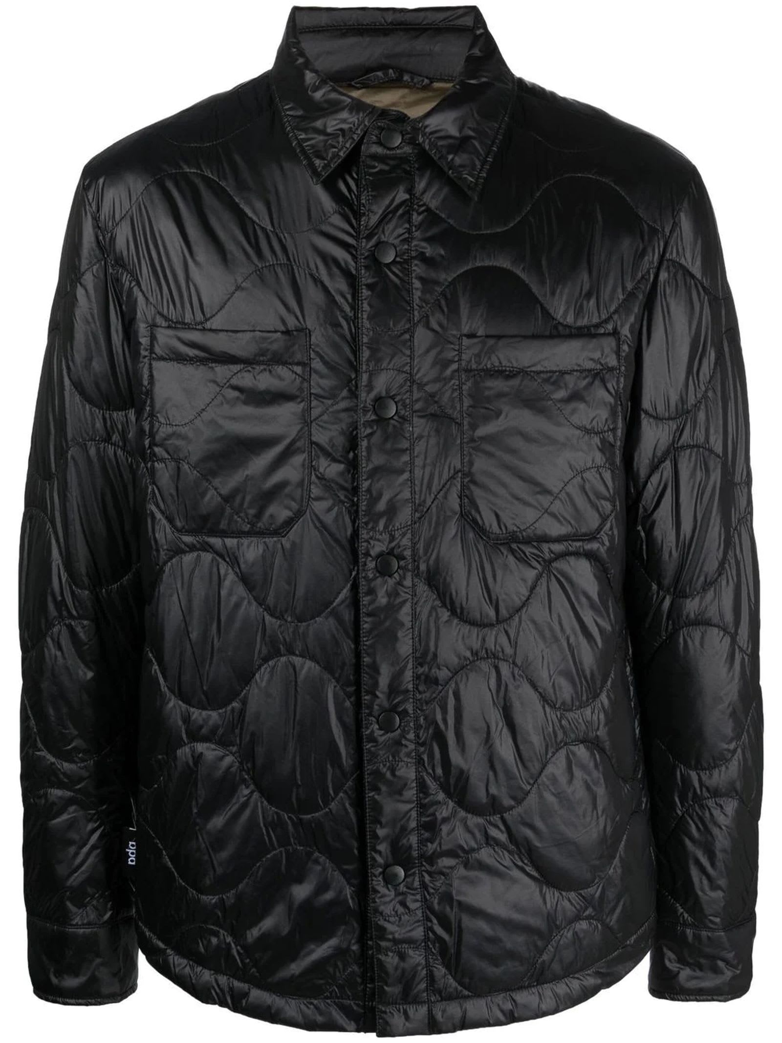 Bpd (Be Proud of this stress) Black Quilted Padded Jacket