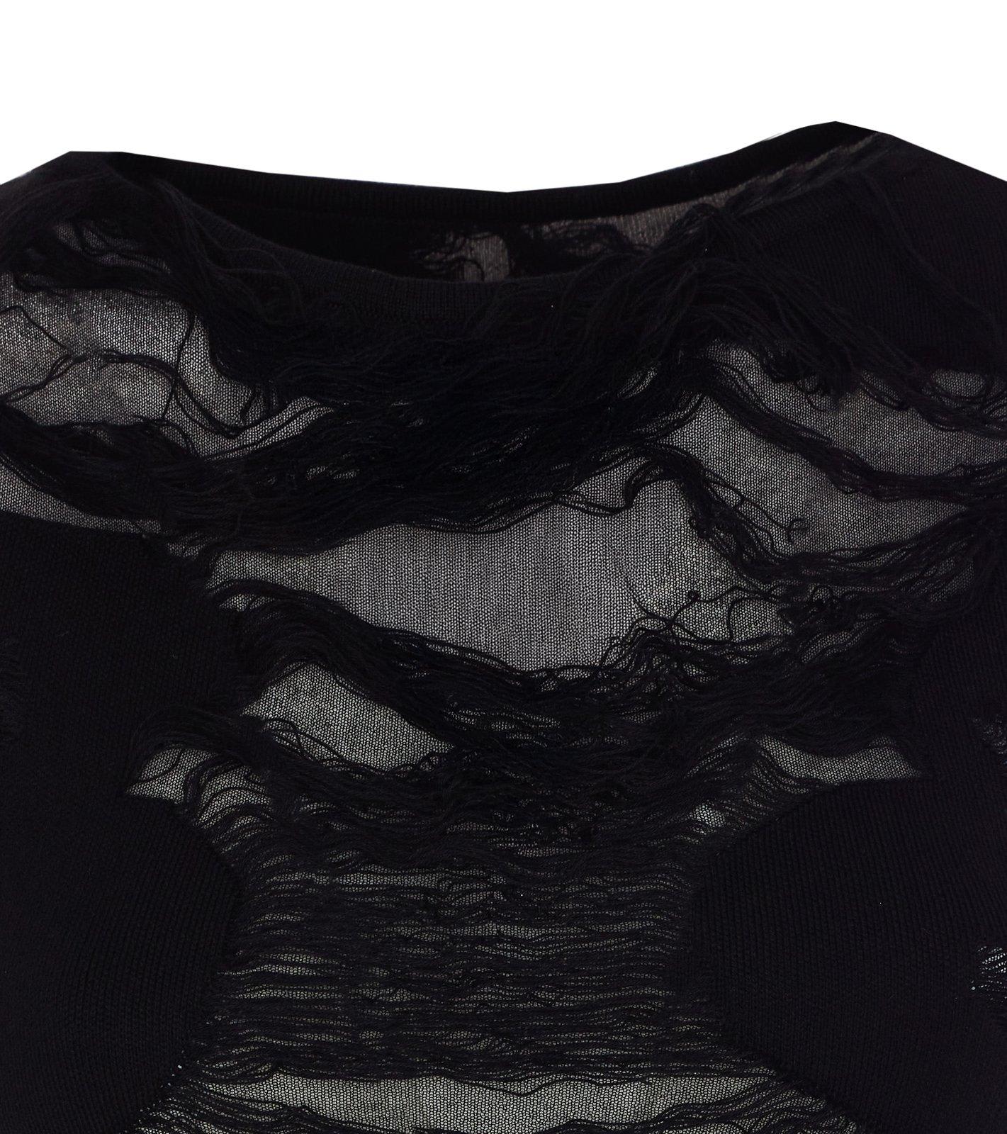 Shop Mm6 Maison Margiela Distressed Top