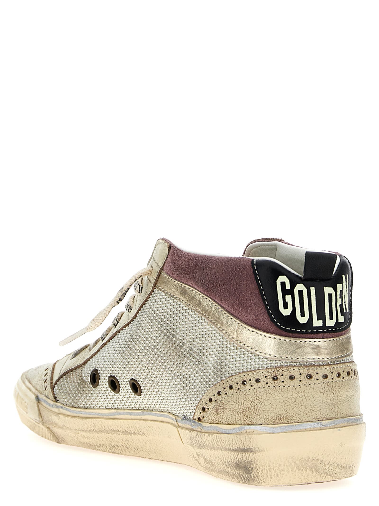 Shop Golden Goose Mid Star Sneaker In Multicolor