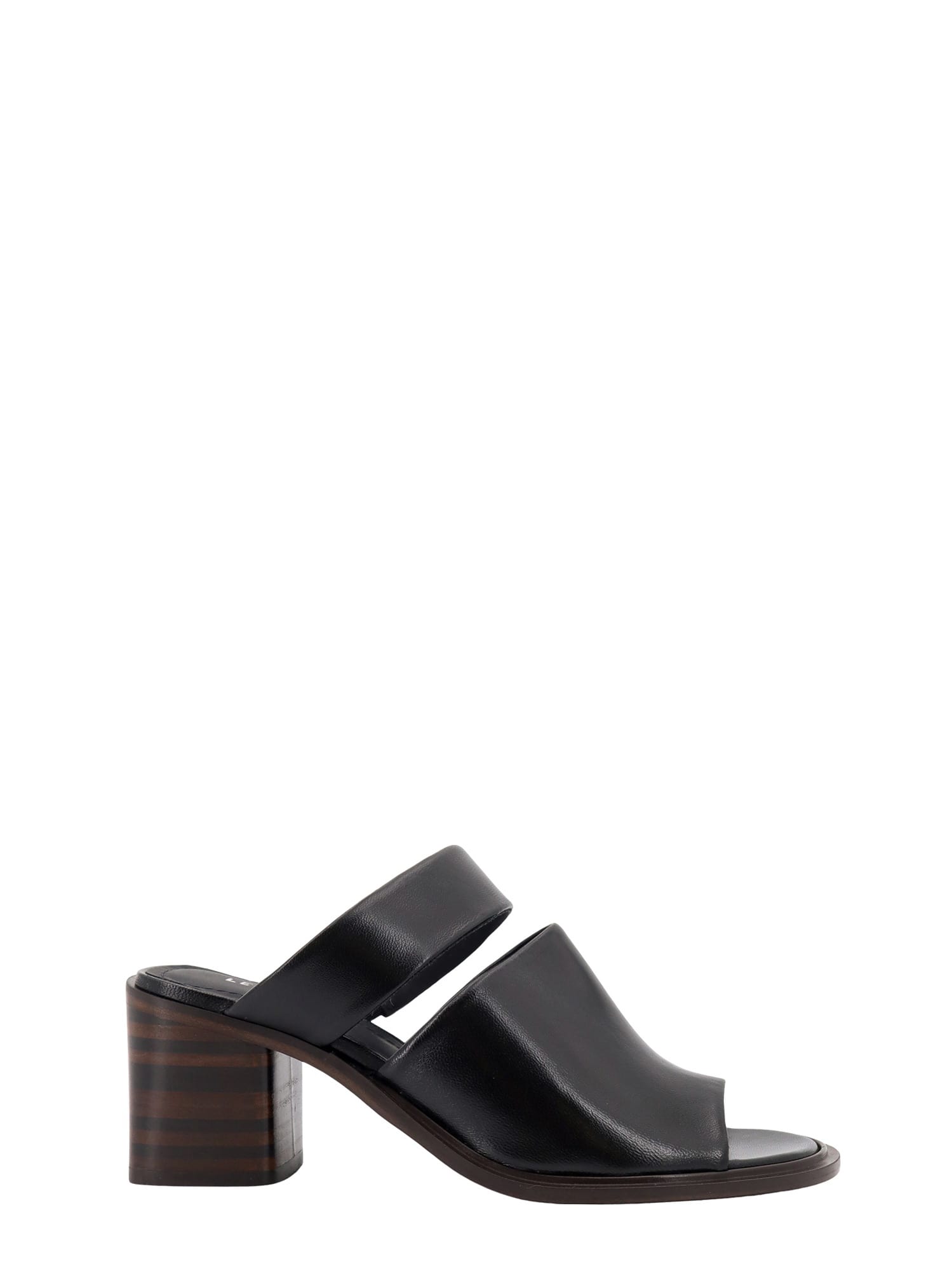 Shop Lemaire 55 Sandals In Black