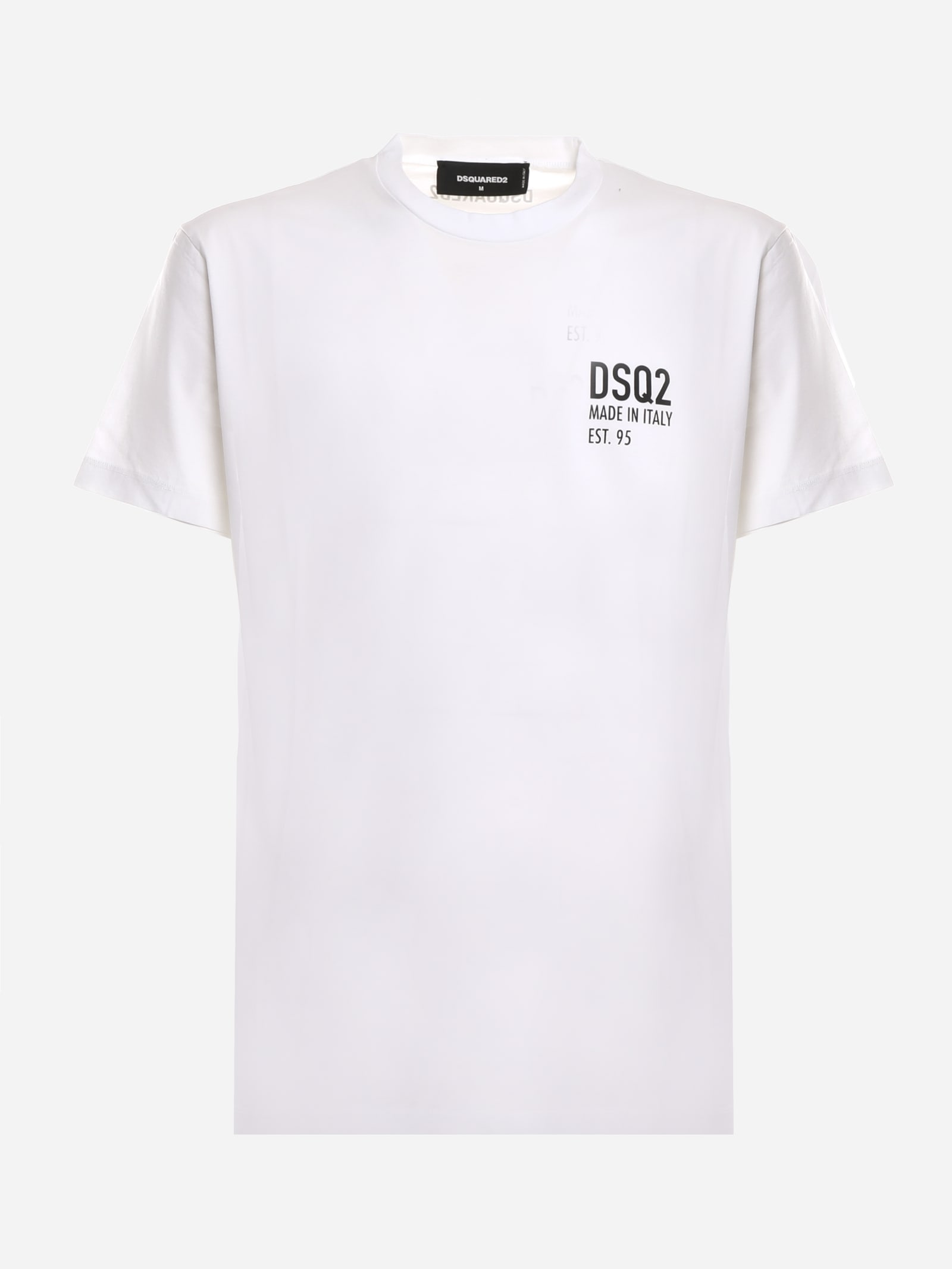 DSQUARED2 COTTON T-SHIRT WITH LOGO,S71GD1018 S23009100