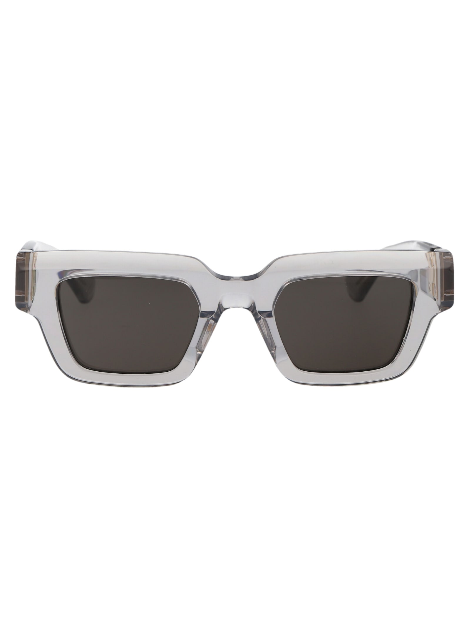 Shop Bottega Veneta Bv1230s Sunglasses In 001 Crystal Crystal Grey