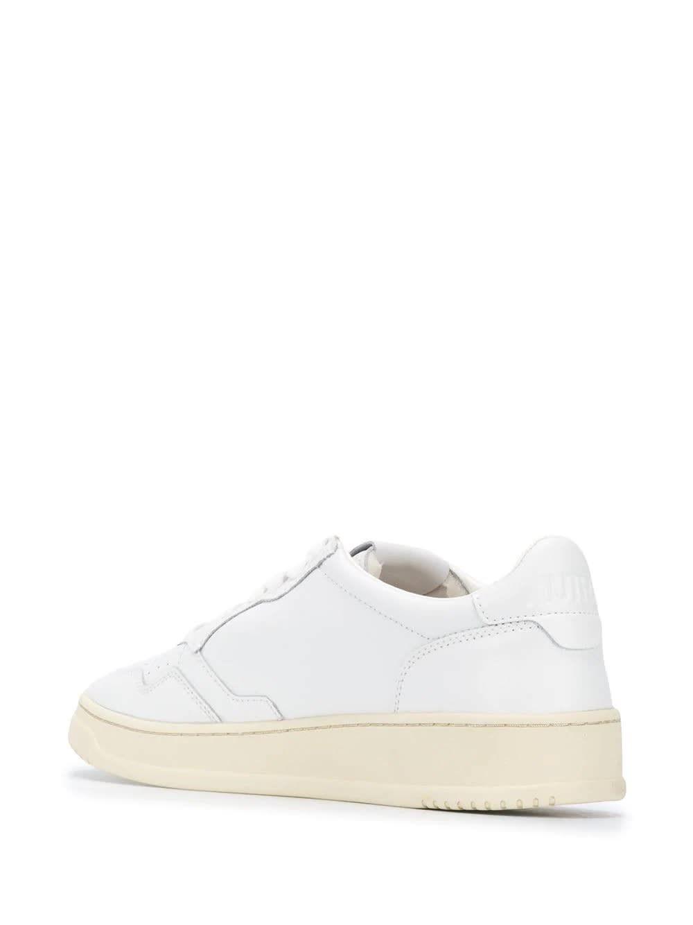 Shop Autry Medalist Low Sneakers In White Leather