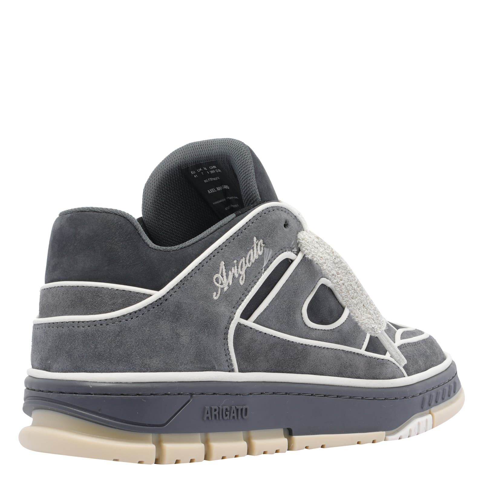 Axel Arigato Area Lo Sneaker Sneakers In Black Suede In Multi