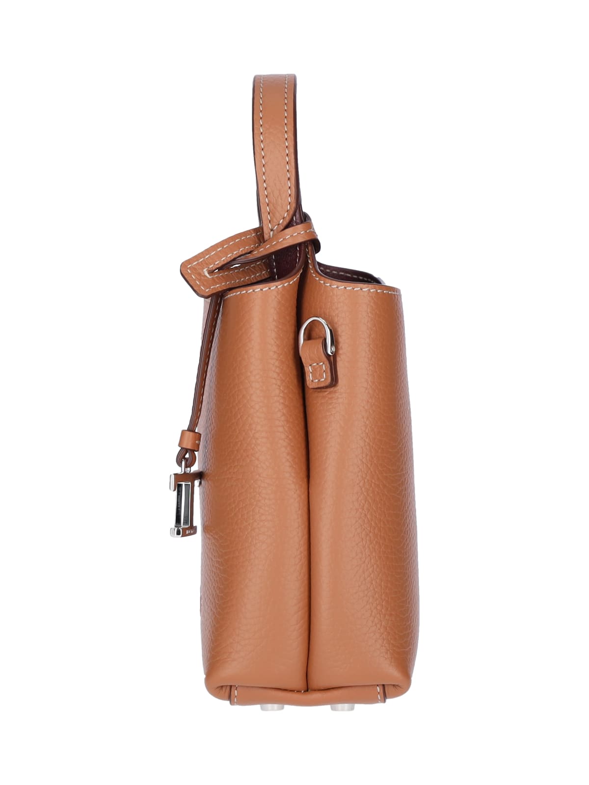 Tod's Micro Leather Bag In Brown