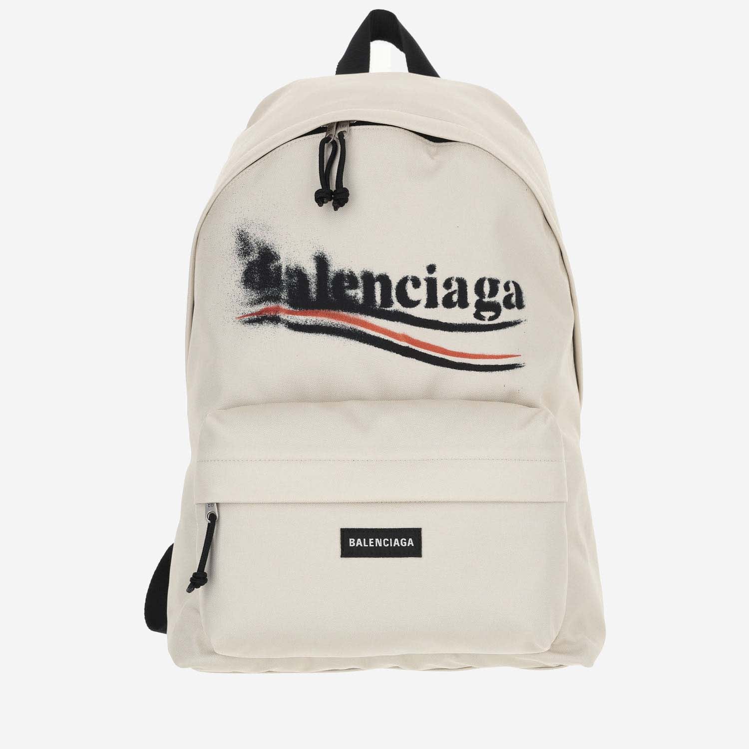 Shop Balenciaga Explorer Backpack In Beige
