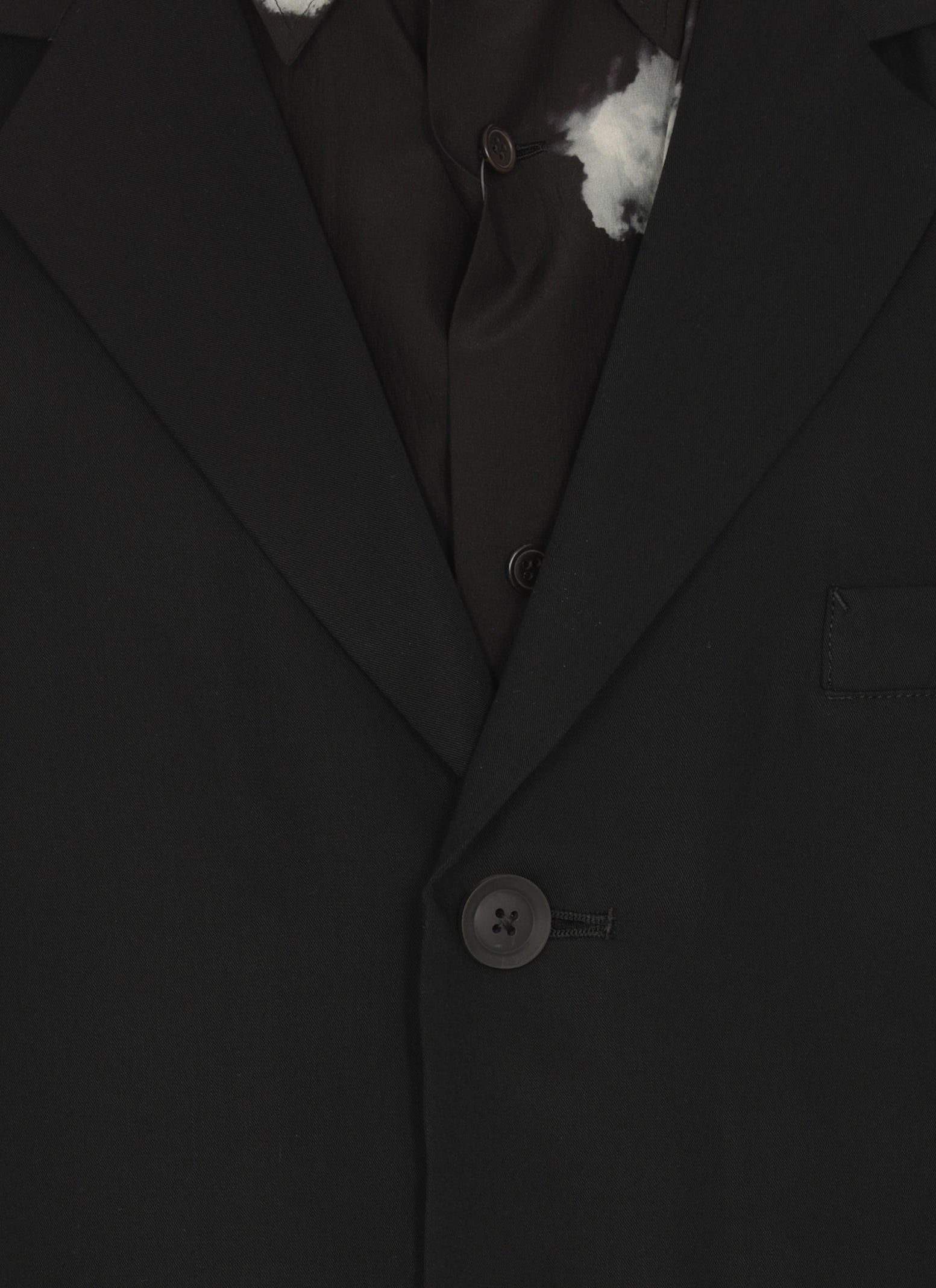 Yohji Yamamoto Cellulose Coat In Black