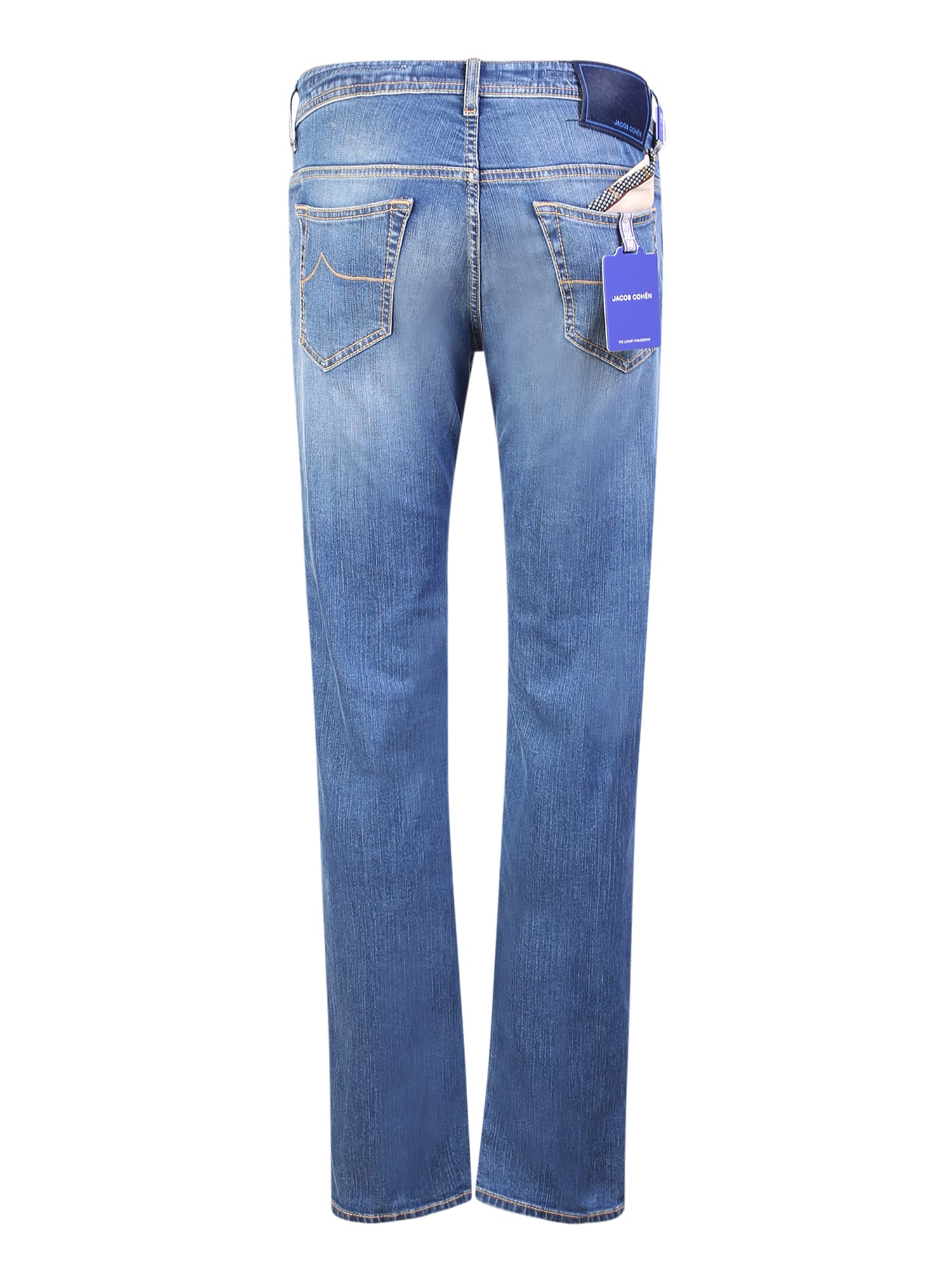Shop Jacob Cohen Leonard Slim Fit Jeans In Blue
