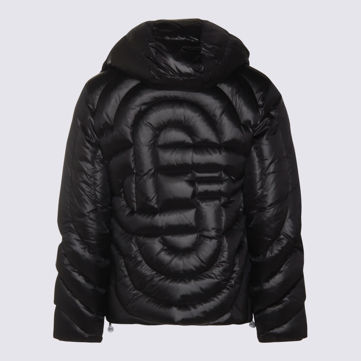Casablanca Monogram Quilted Shell Jacket In Black