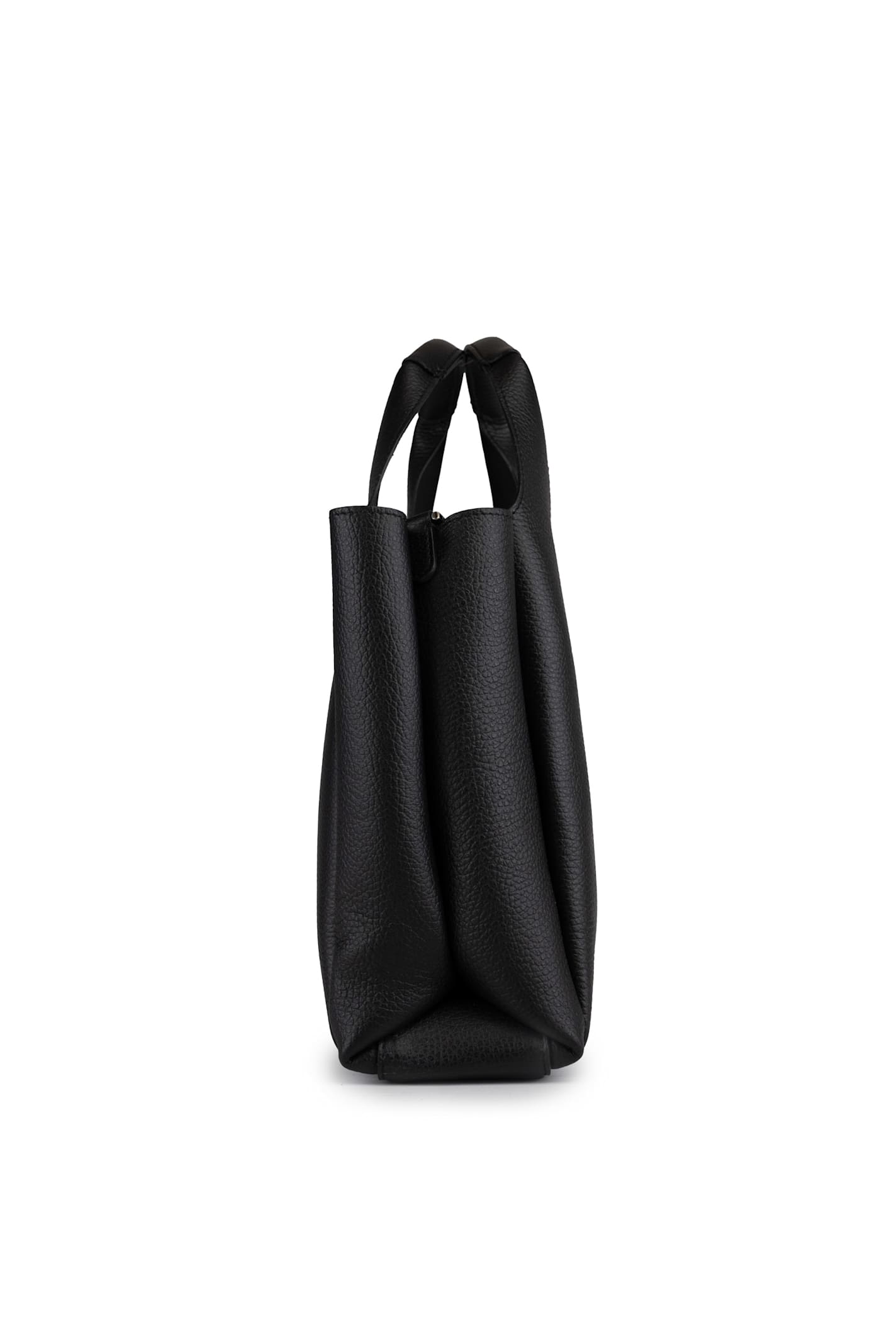 Shop Hogan Small H-bag Shopping Bag In Nero