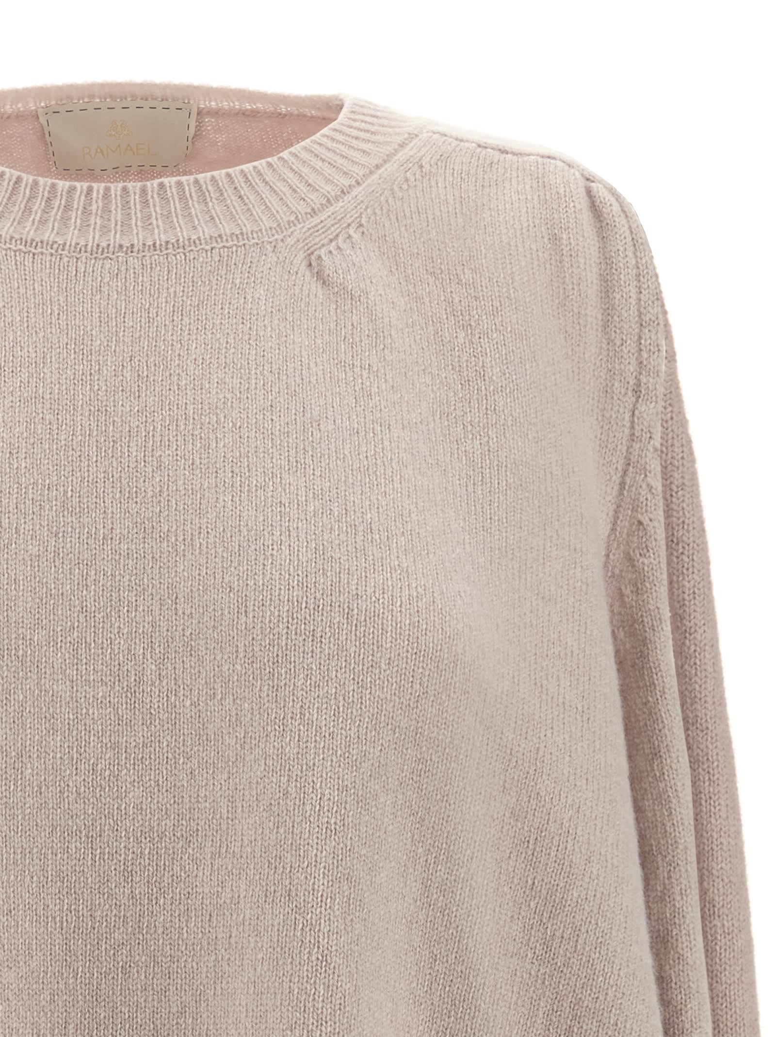 Shop Ramael Dorsal Sweater In Beige