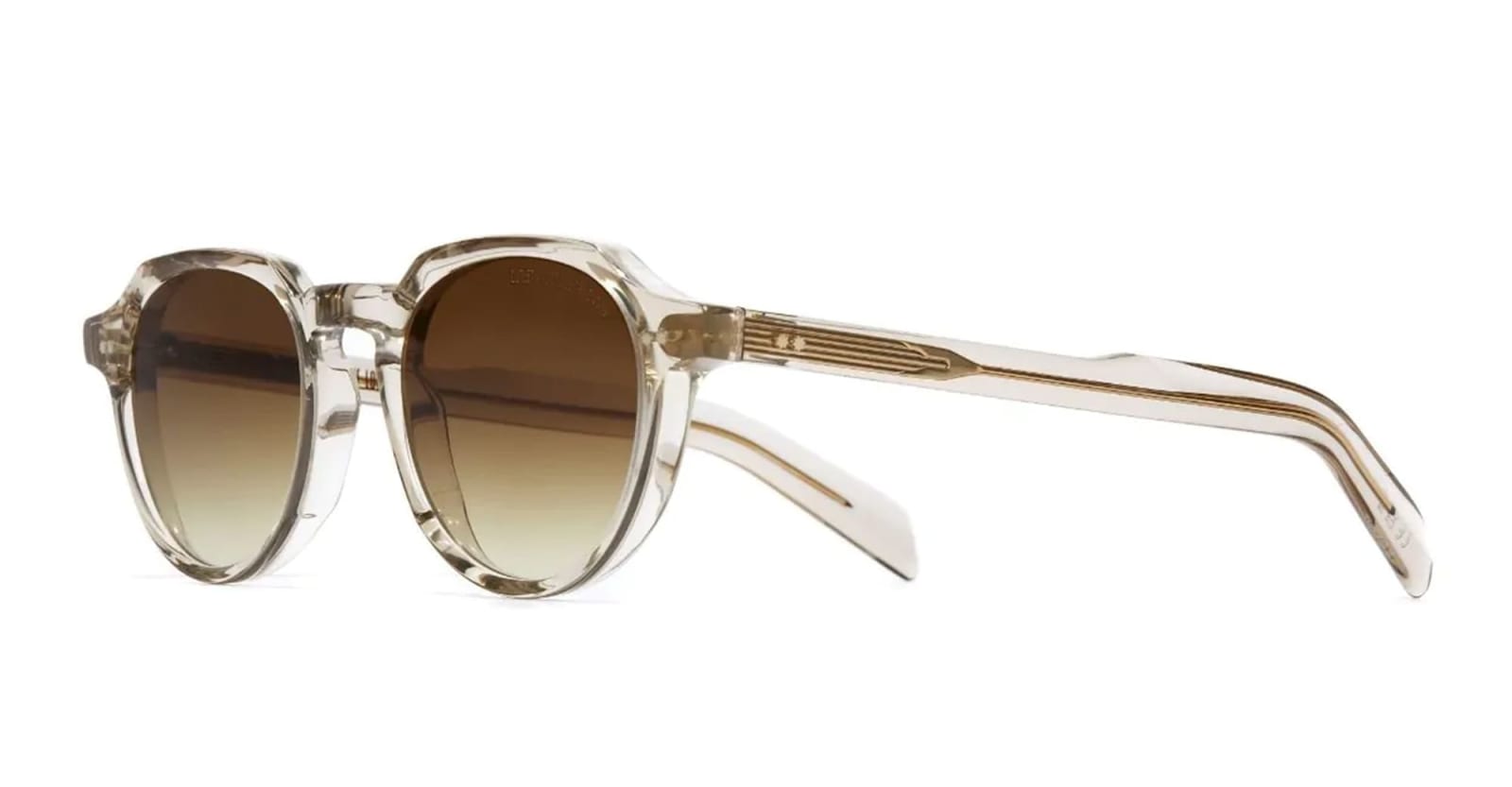 Shop Cutler And Gross Gr06 / Sand Crystal Sunglasses In Beige
