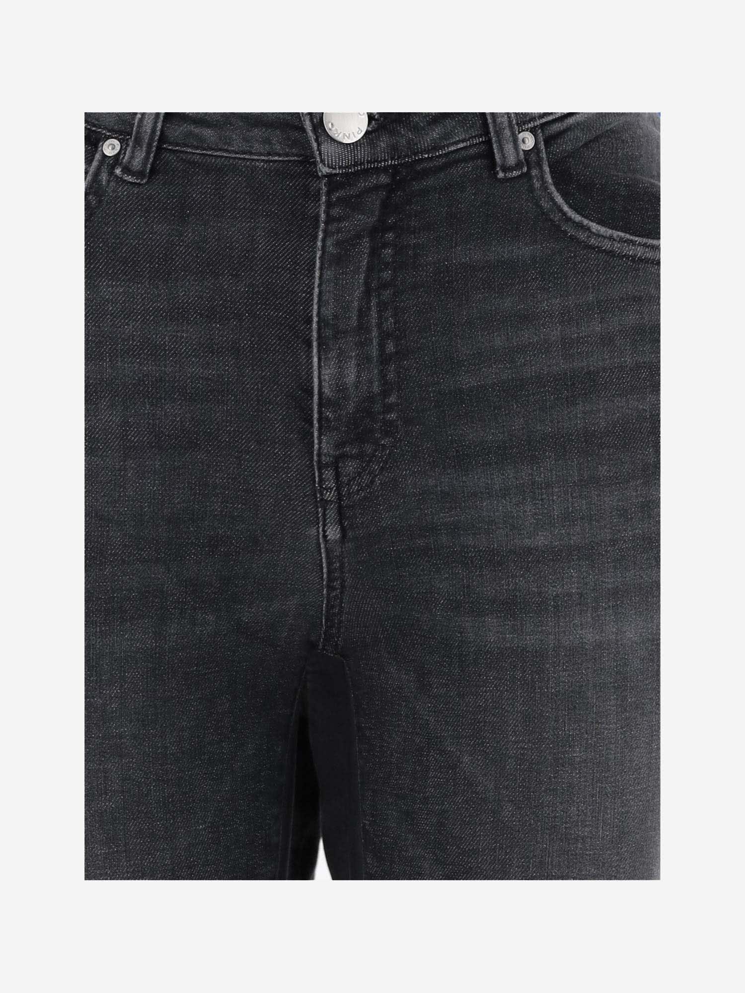 Shop Pinko Stretch Cotton Blend Denim Jeans