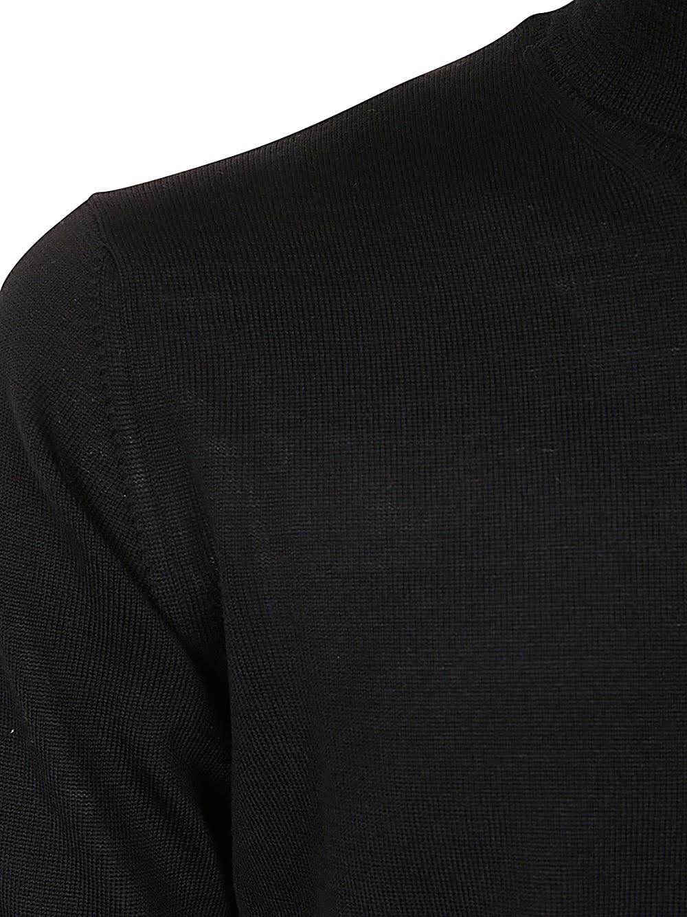 Shop Nuur Turtle Neck Pullover In Black